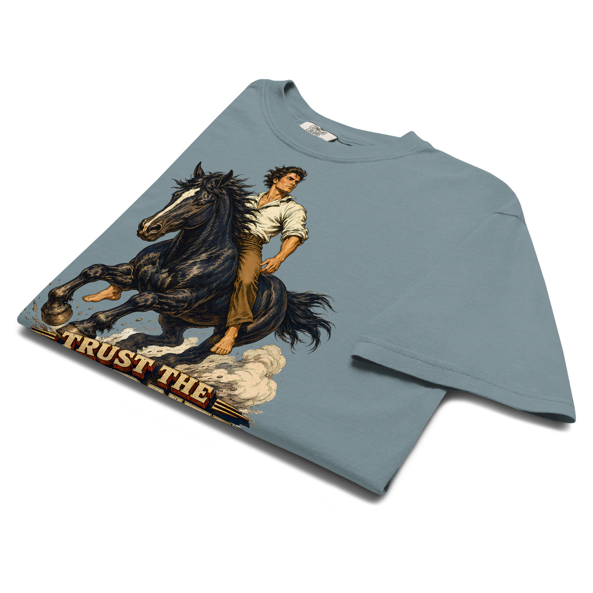 Vintage Horse Journey Heavyweight Tee - Horse Lovers Edition by printfluence.net