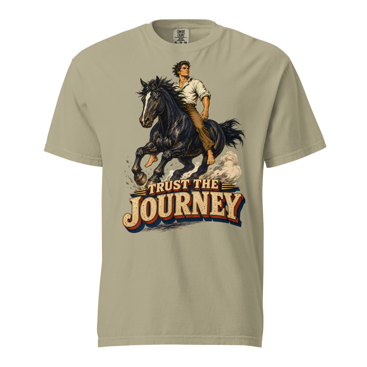 Vintage Horse Journey Heavyweight Tee - Horse Lovers Edition by printfluence.net