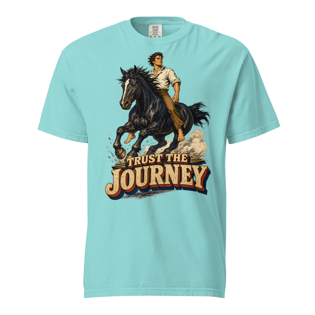 Vintage Horse Journey Heavyweight Tee - Horse Lovers Edition by printfluence.net
