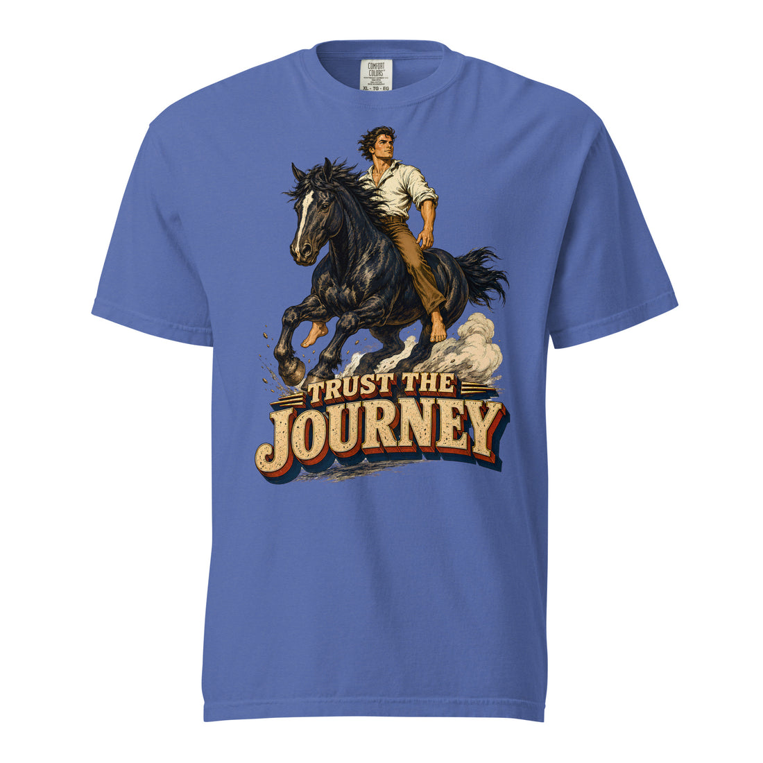 Vintage Horse Journey Heavyweight Tee - Horse Lovers Edition by printfluence.net