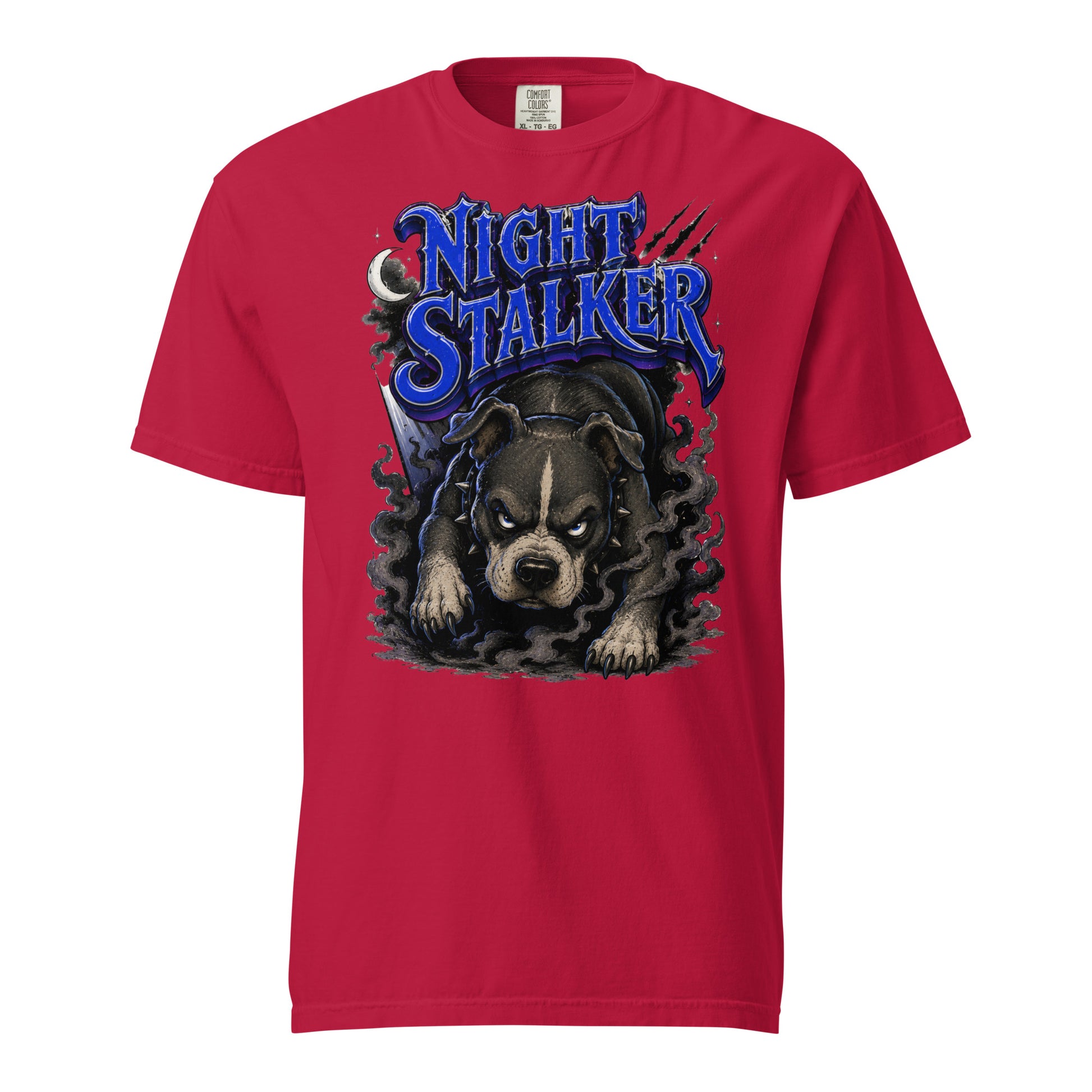 Pitbull Lovers | Unisex Garment-Dyed Heavyweight T-Shirt - Night Stalker by printfluence.net