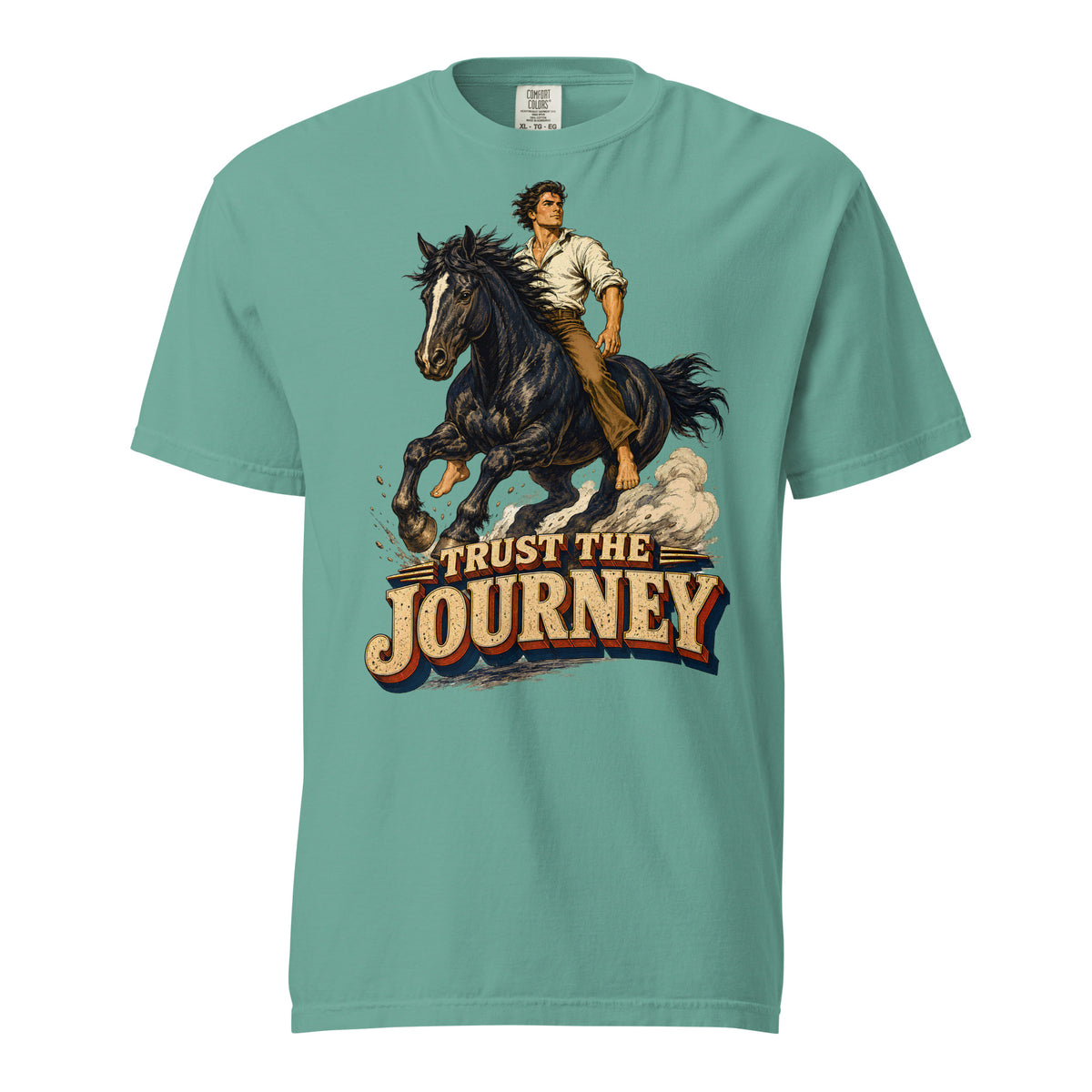Vintage Horse Journey Heavyweight Tee - Horse Lovers Edition by printfluence.net
