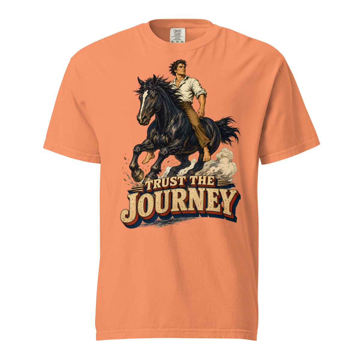 Vintage Horse Journey Heavyweight Tee - Horse Lovers Edition by printfluence.net