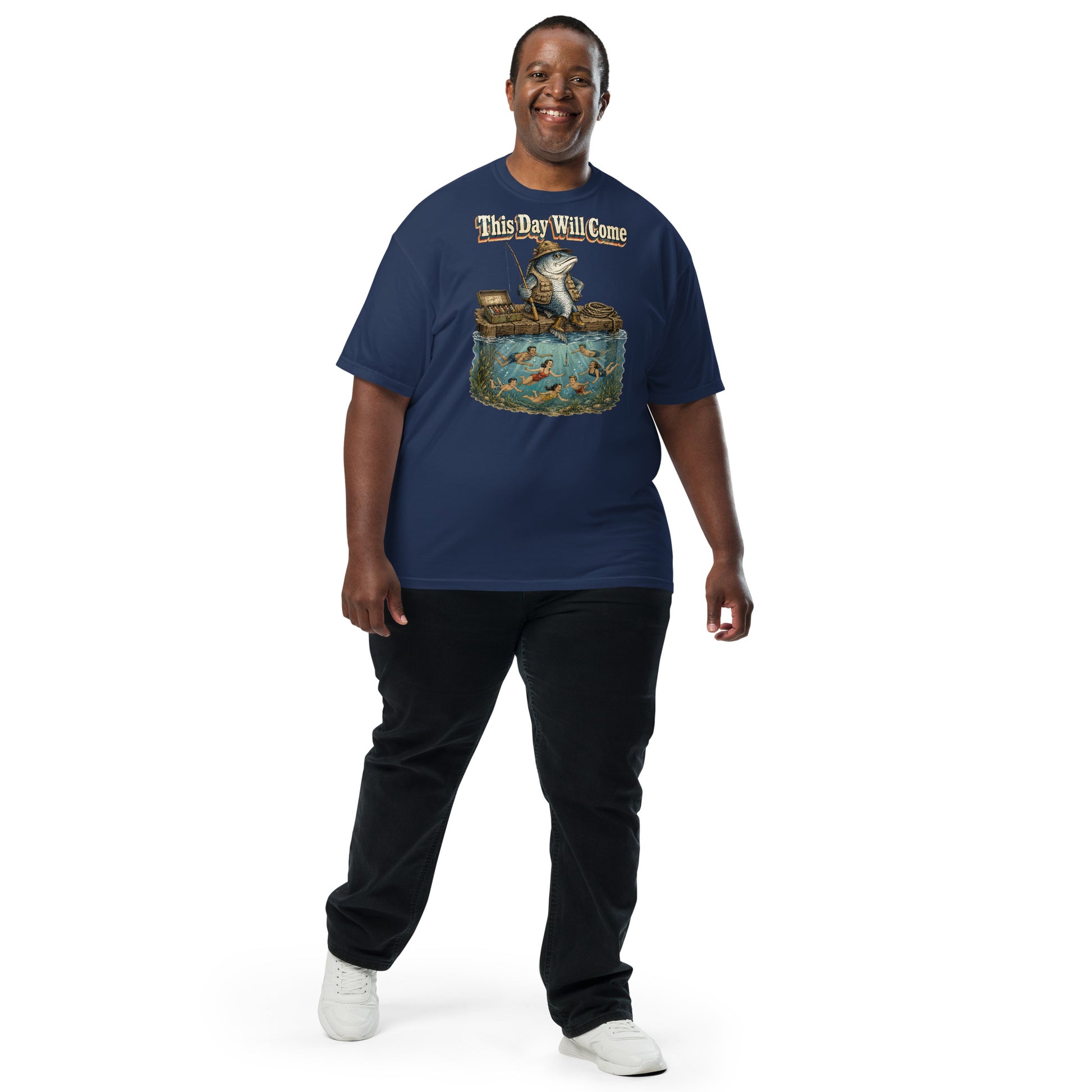 Fishing Lovers | Unisex Garment-Dyed Heavyweight T-Shirt — This Day Will Come by printfluence
