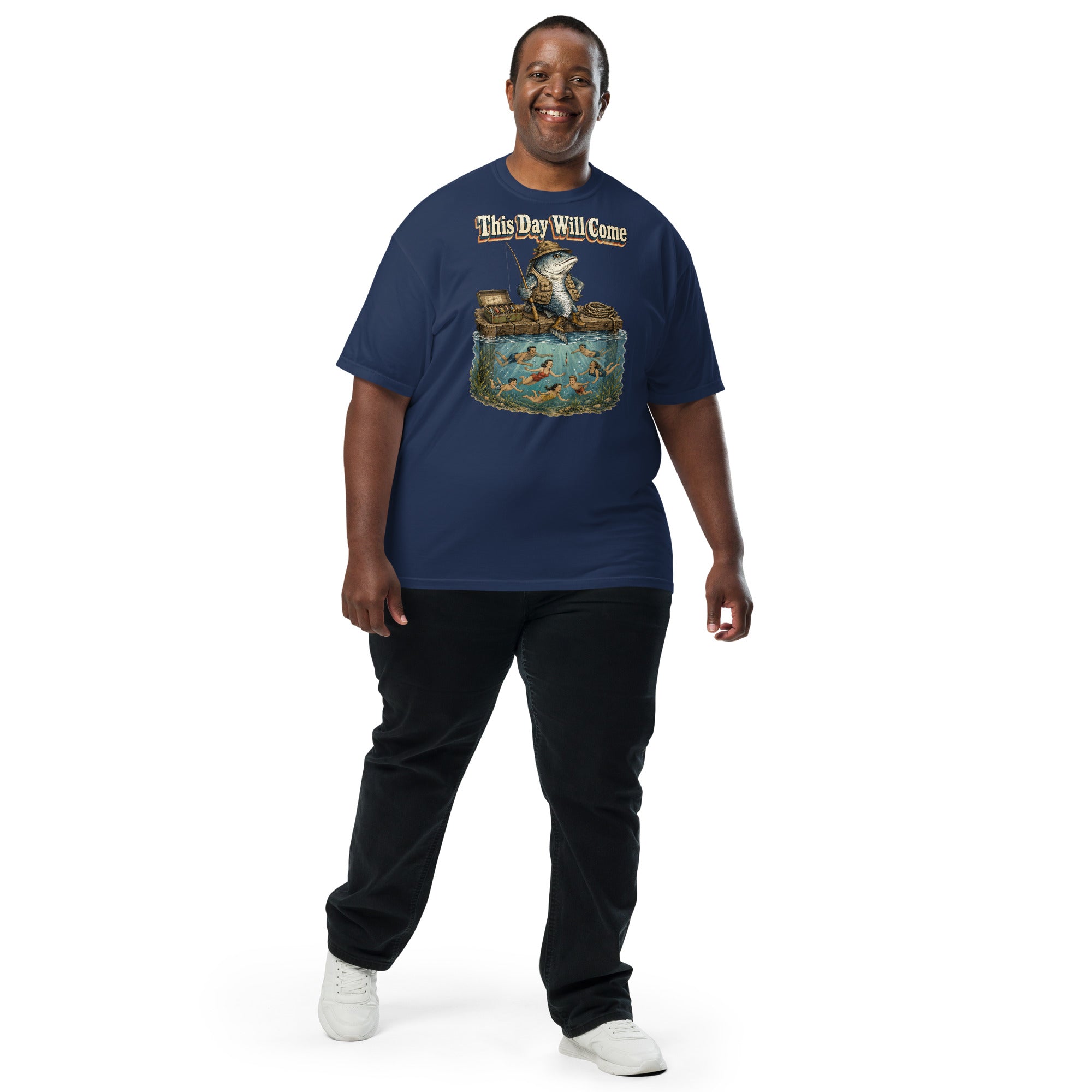 Fishing Lovers | Unisex Garment-Dyed Heavyweight T-Shirt — This Day Will Come by printfluence