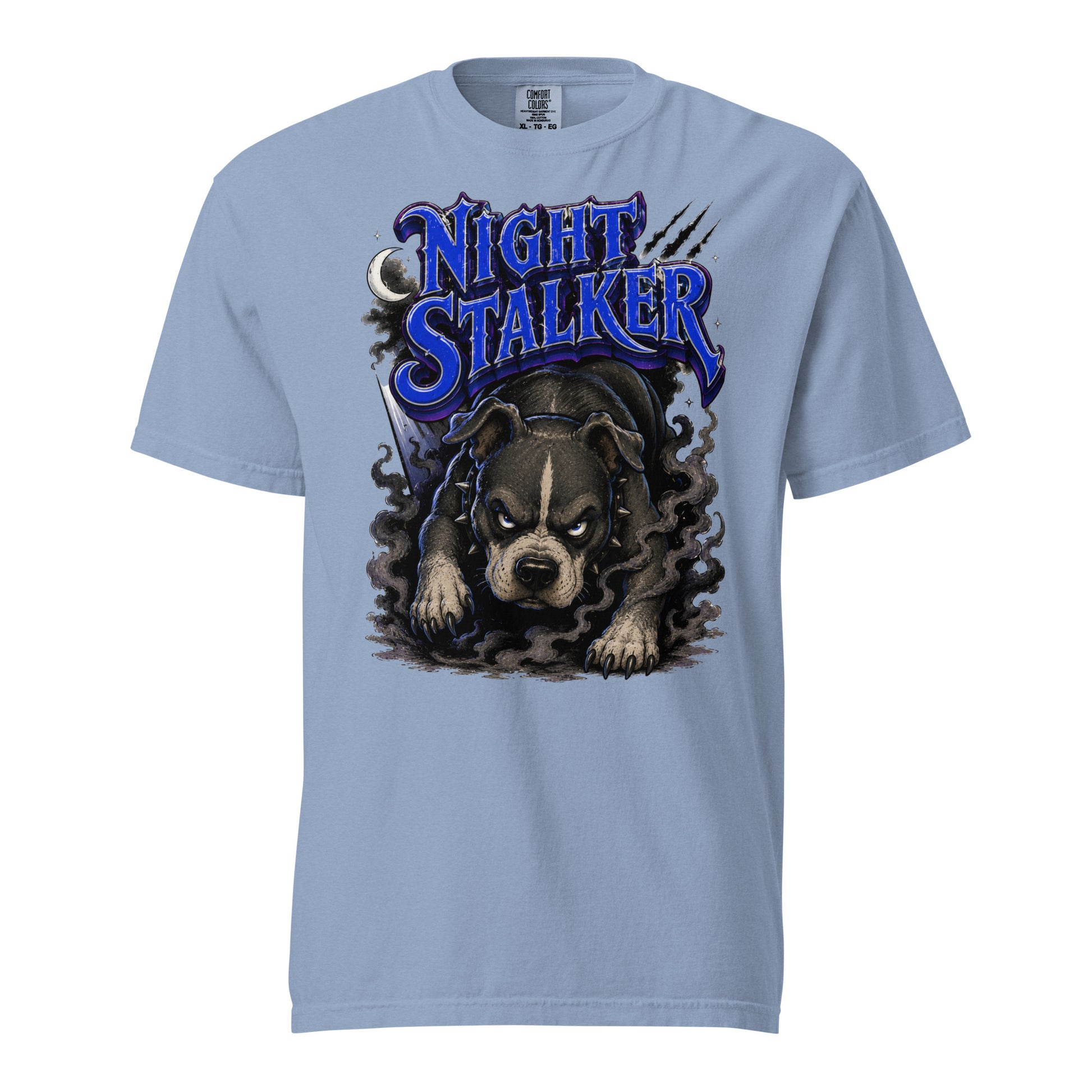 Pitbull Lovers | Unisex Garment-Dyed Heavyweight T-Shirt - Night Stalker by printfluence.net