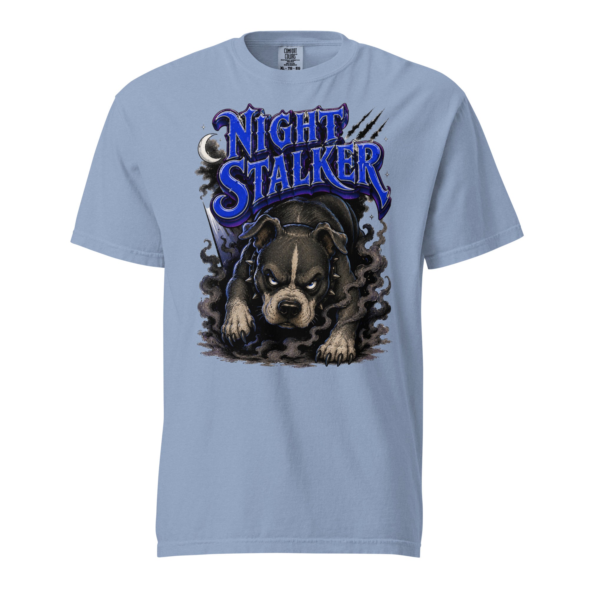 Pitbull Lovers | Unisex Garment-Dyed Heavyweight T-Shirt - Night Stalker by printfluence.net