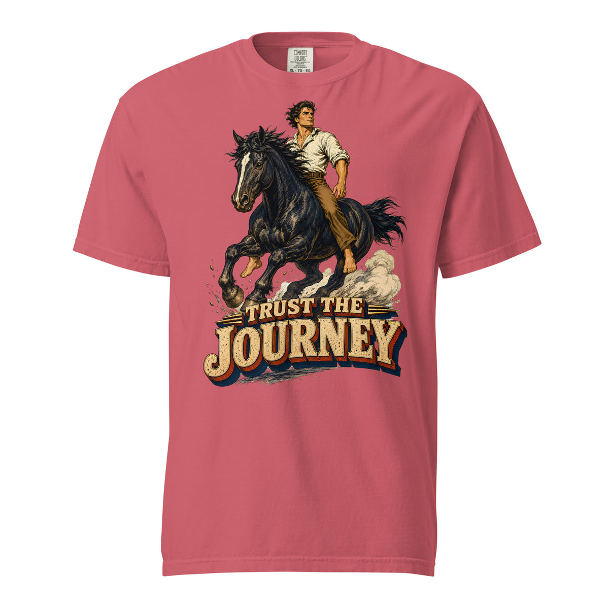 Vintage Horse Journey Heavyweight Tee - Horse Lovers Edition by printfluence.net