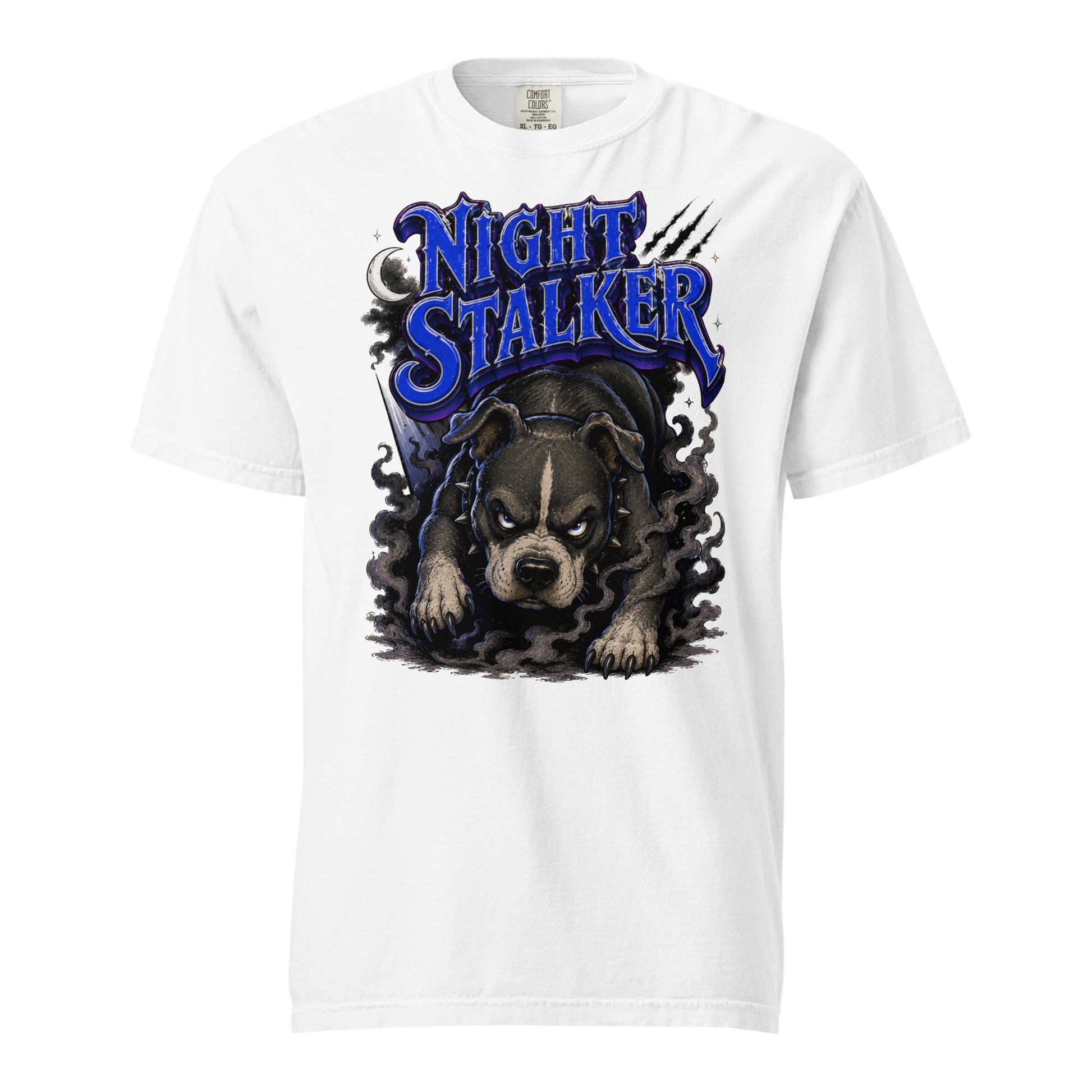Pitbull Lovers | Unisex Garment-Dyed Heavyweight T-Shirt - Night Stalker by printfluence.net