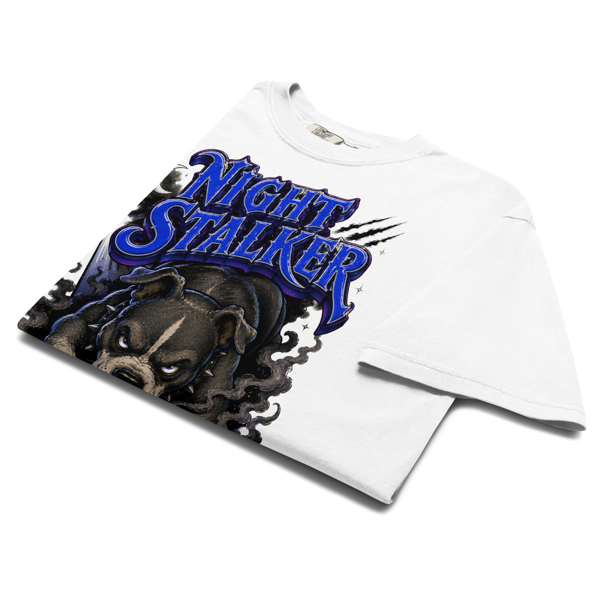Pitbull Lovers | Unisex Garment-Dyed Heavyweight T-Shirt - Night Stalker by printfluence.net