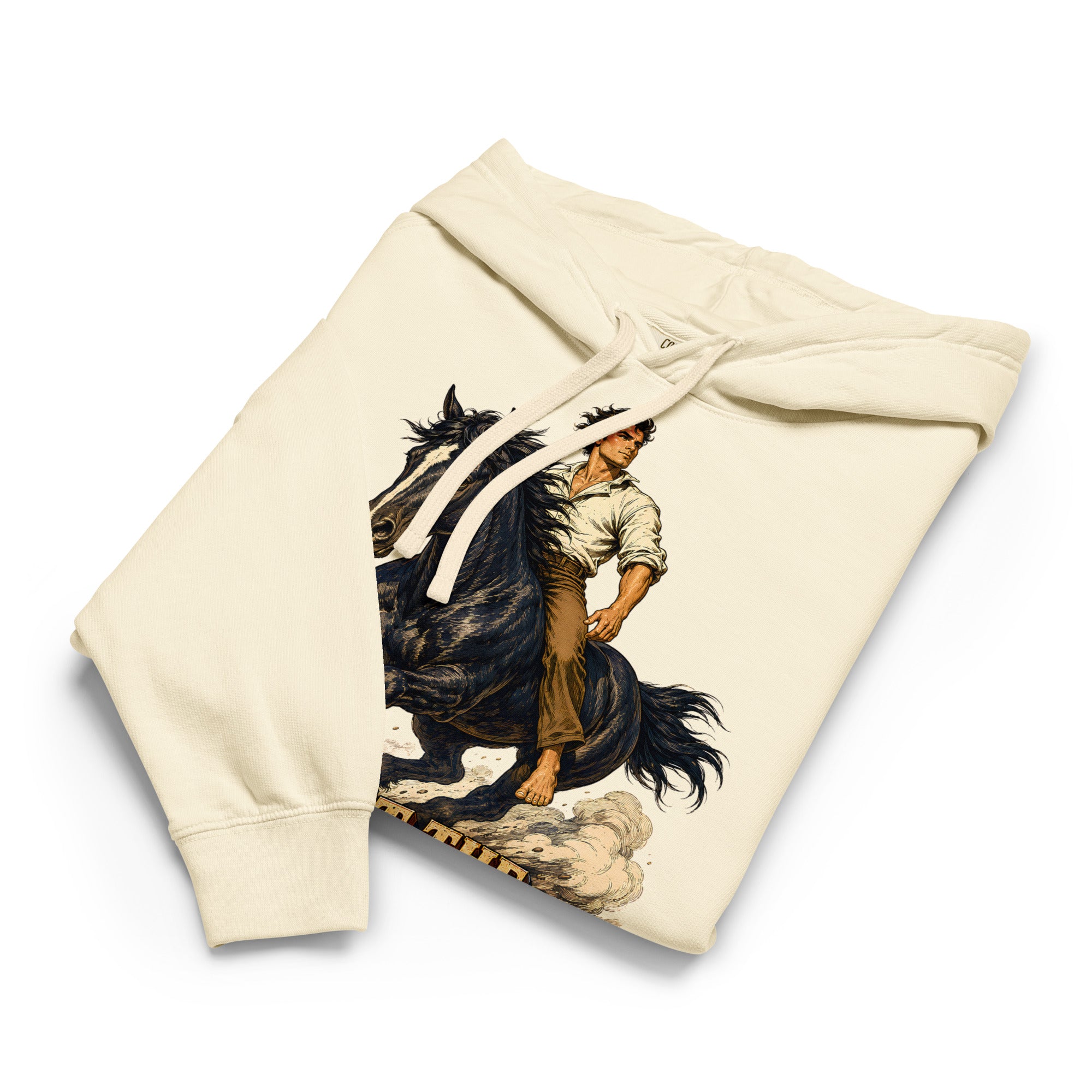Vintage Horse Journey Lightweight Hoodie - Horse Lovers Edition by printfluence.net