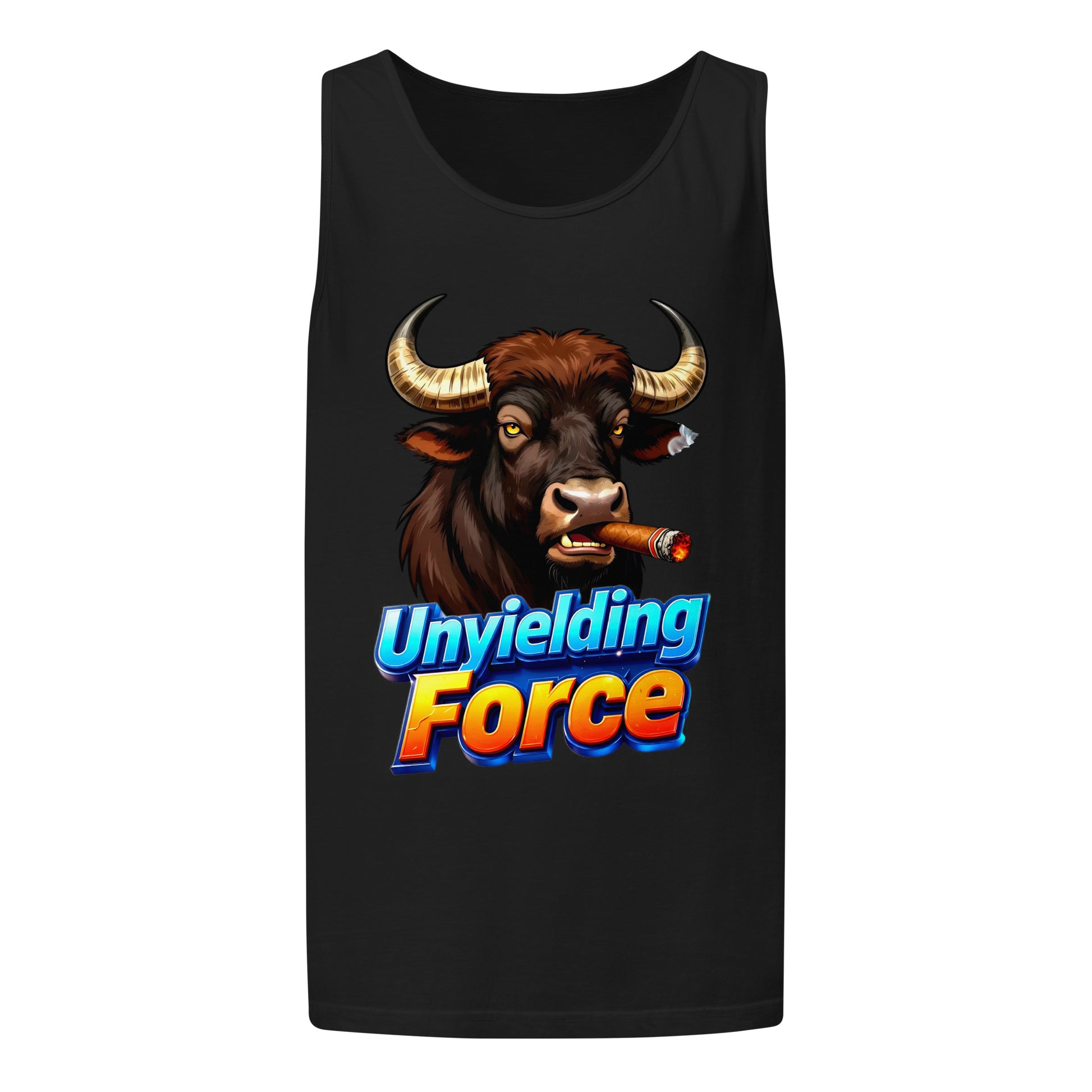 Unisex garment-dyed tank top - Unyielding Force Unisex Garment-Dyed Tank – Power Tank for Daily Grind by printfluence.net