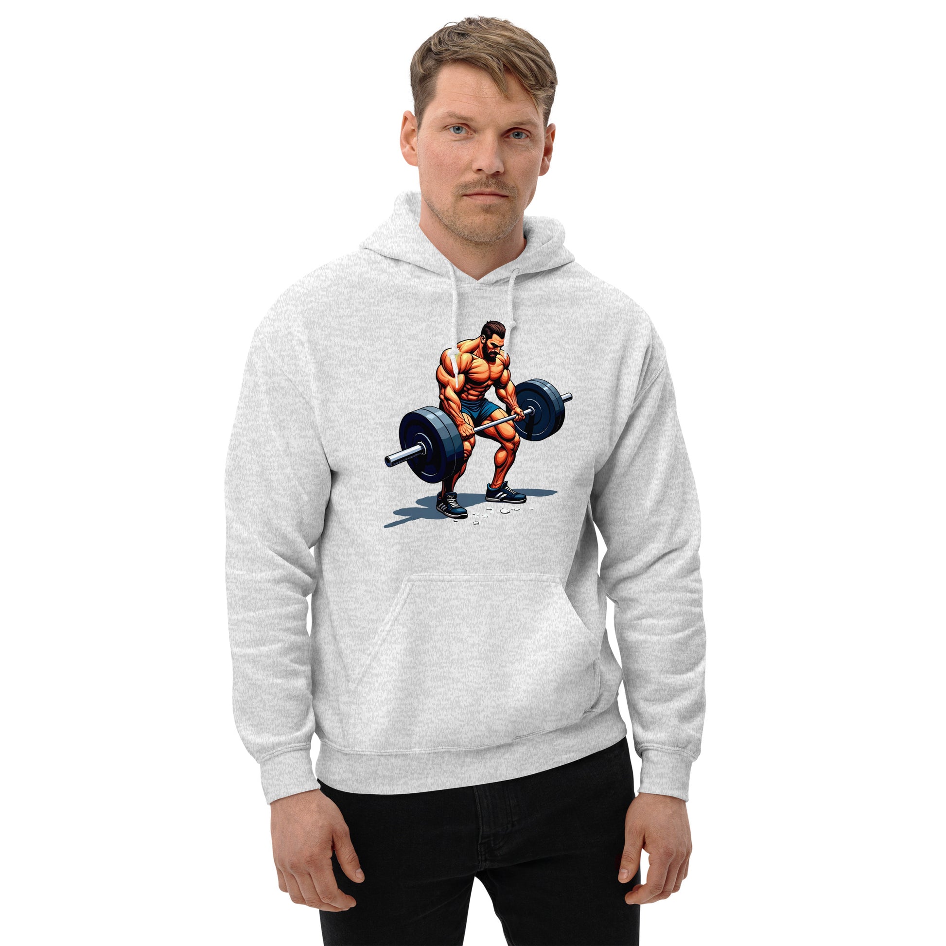 Unisex Hoodie - Elite Muscle Beast Hoodie – Power for Top Achievers by printfluence.net
