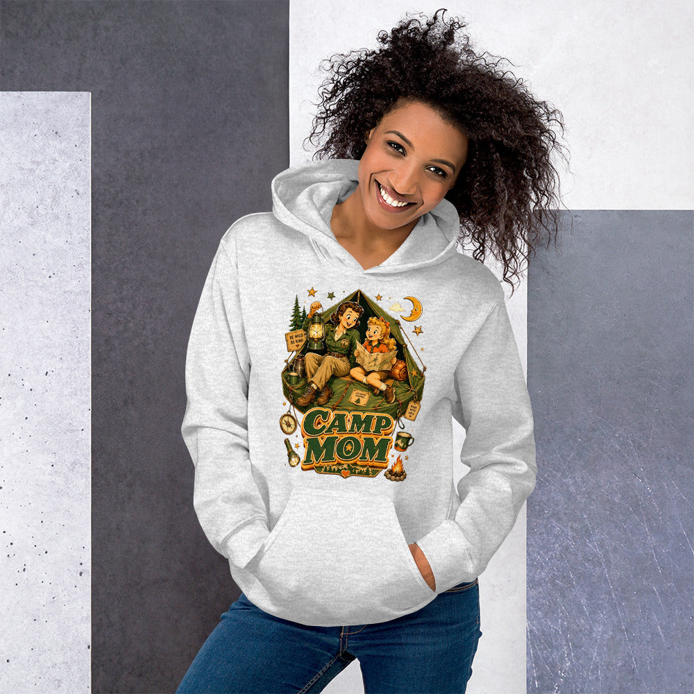 Unisex Hoodie - Elite Camp Mom - Premium Mother's Day by printfluence.net