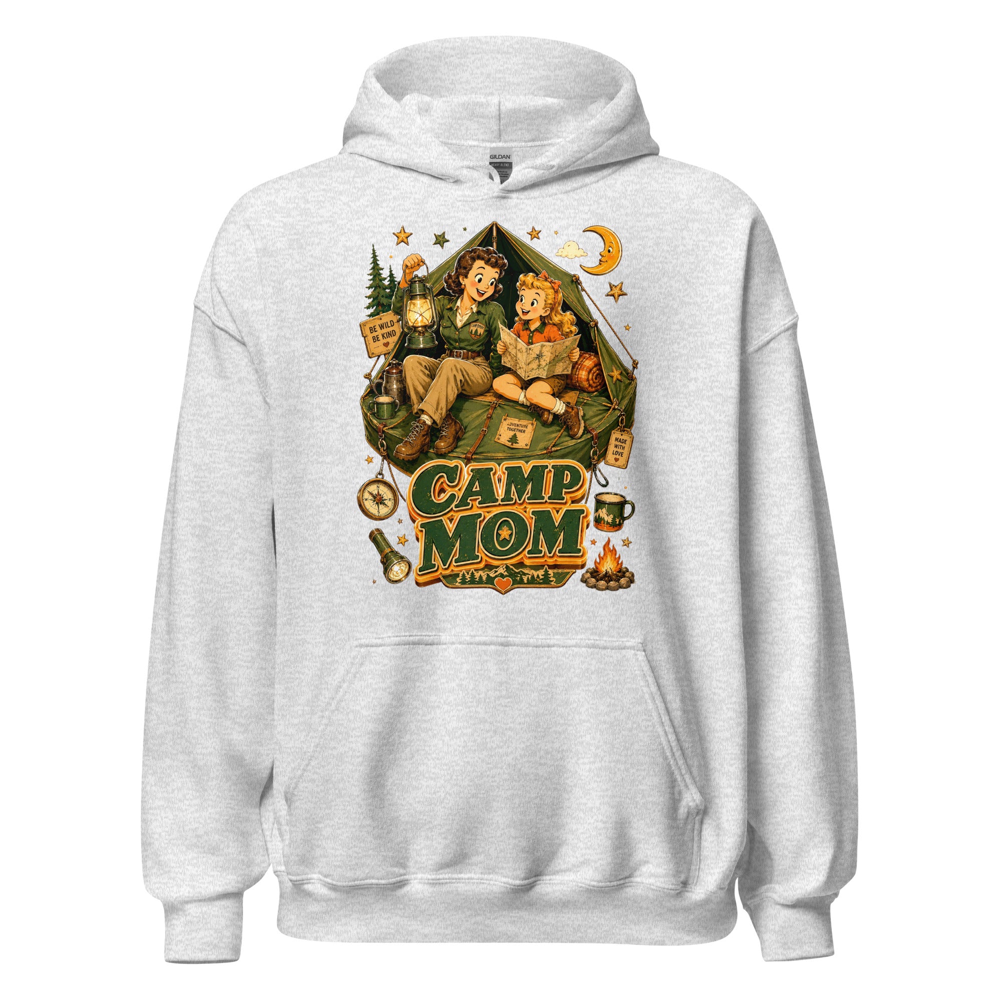 Unisex Hoodie - Elite Camp Mom - Premium Mother's Day by printfluence.net