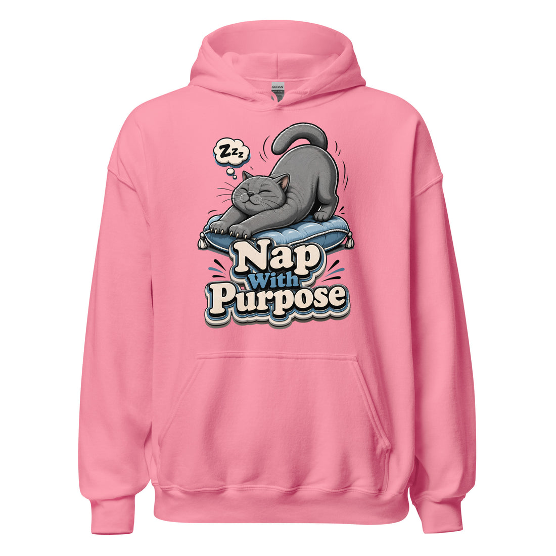 Nap With Purpose - Premium Unisex Hoodie by printfluence.net