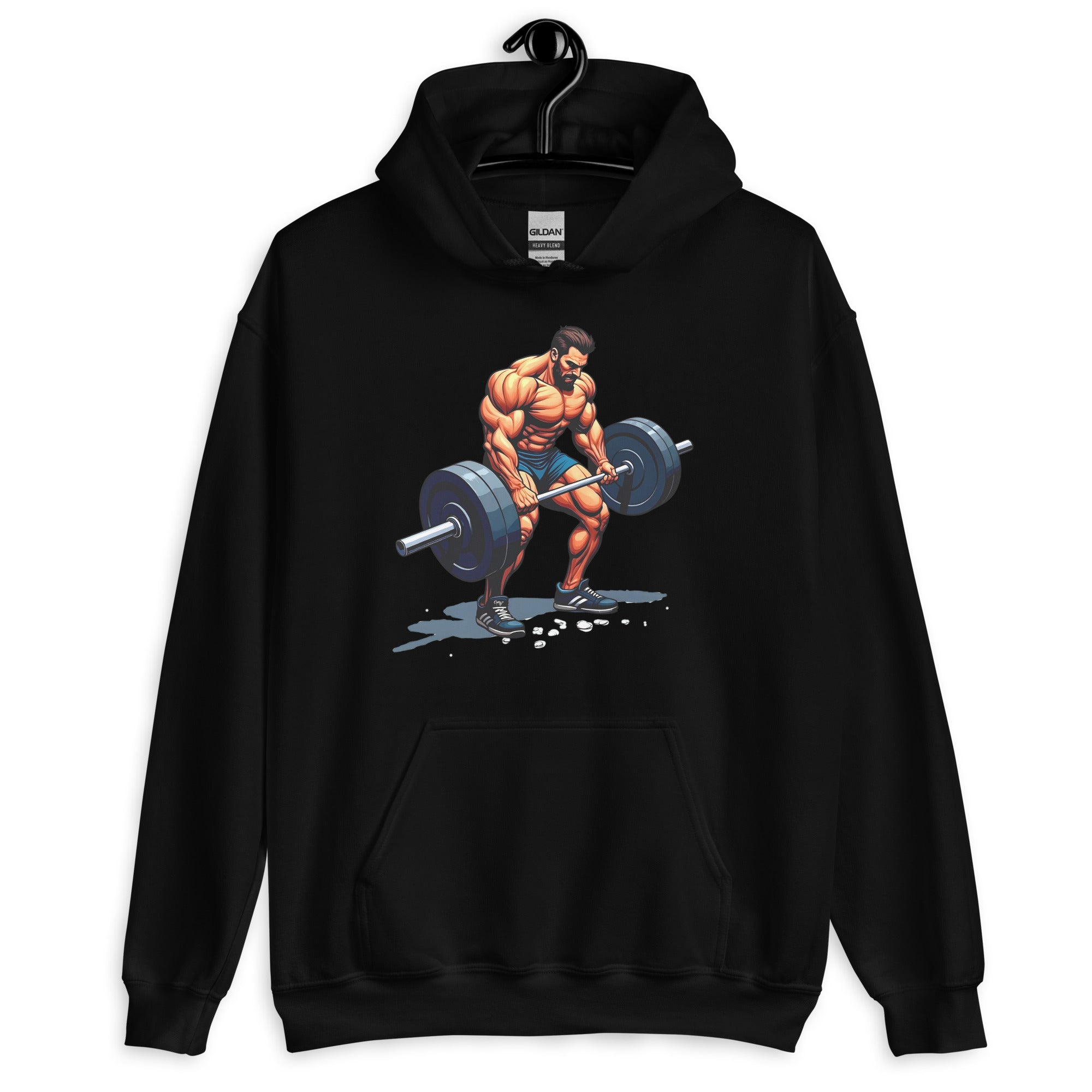 Unisex Hoodie - Elite Muscle Beast Hoodie – Power for Top Achievers by printfluence.net