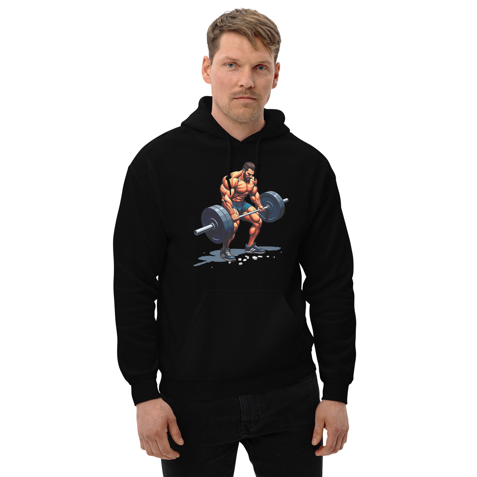 Unisex Hoodie - Elite Muscle Beast Hoodie – Power for Top Achievers by printfluence.net