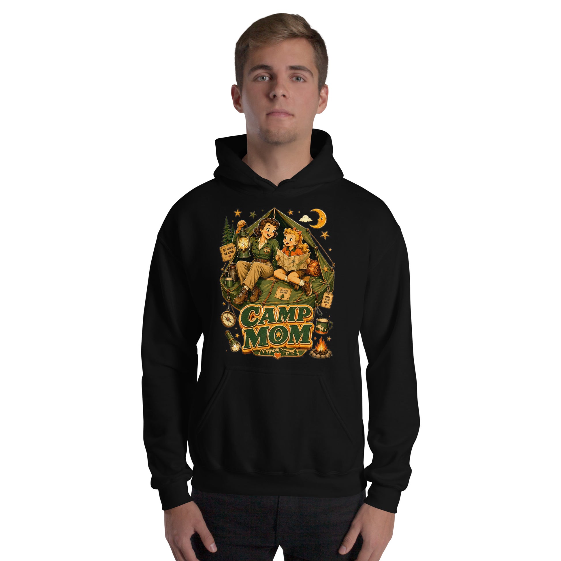 Unisex Hoodie - Elite Camp Mom - Premium Mother's Day by printfluence.net