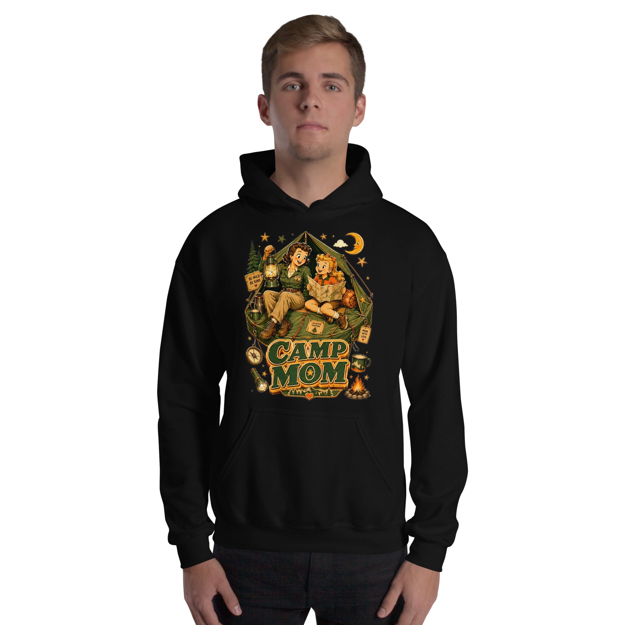 Unisex Hoodie - Elite Camp Mom - Premium Mother's Day by printfluence.net