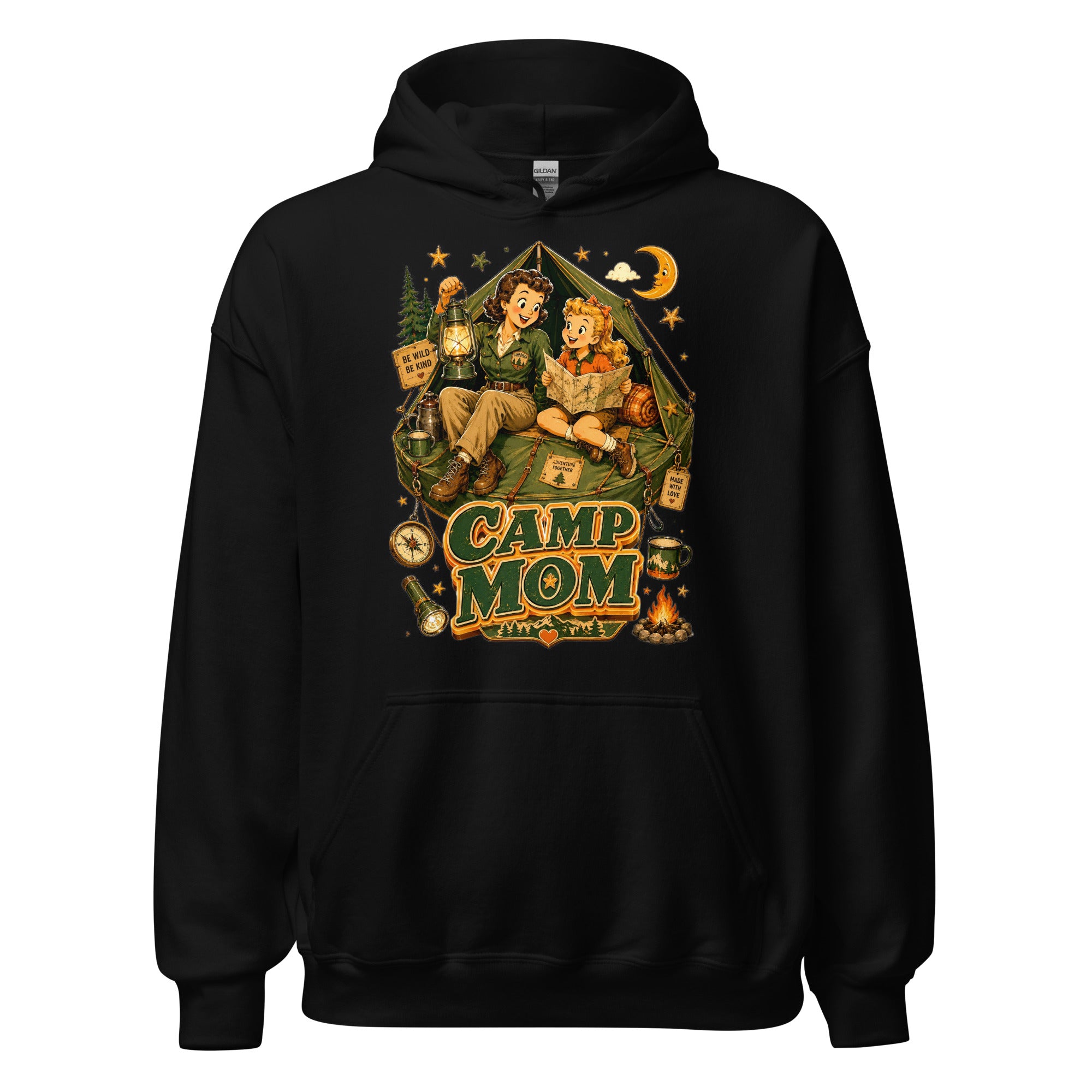 Unisex Hoodie - Elite Camp Mom - Premium Mother's Day by printfluence.net