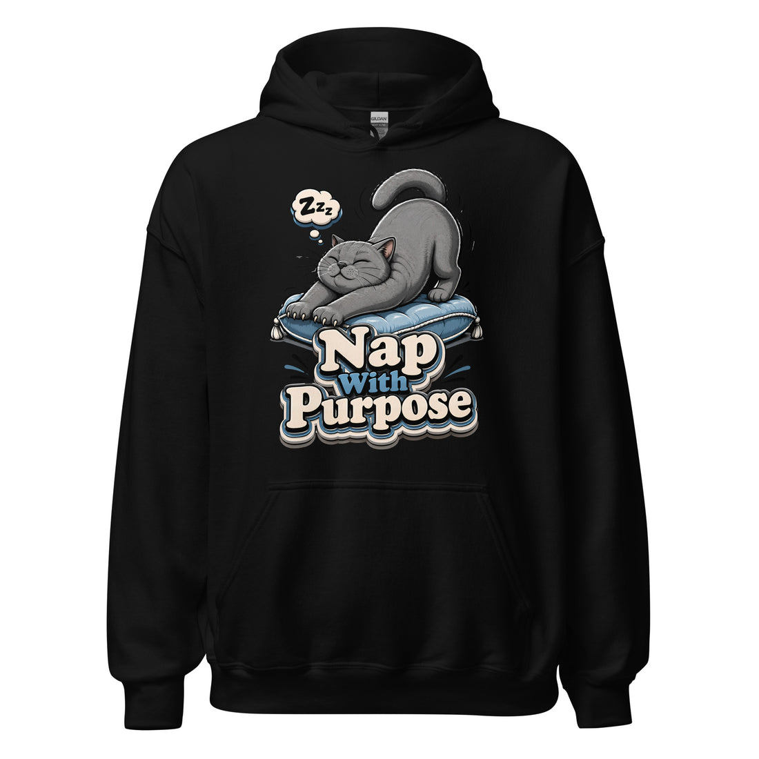 Nap With Purpose - Premium Unisex Hoodie by printfluence.net