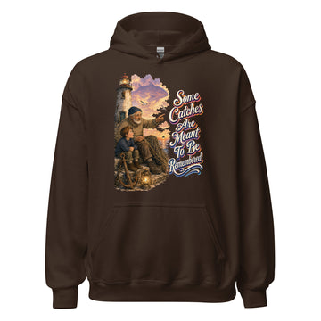 Fishing Lovers | Unisex Heavy Blend Hoodie — Some Catches Are Meant To Be Remembered by printfluence