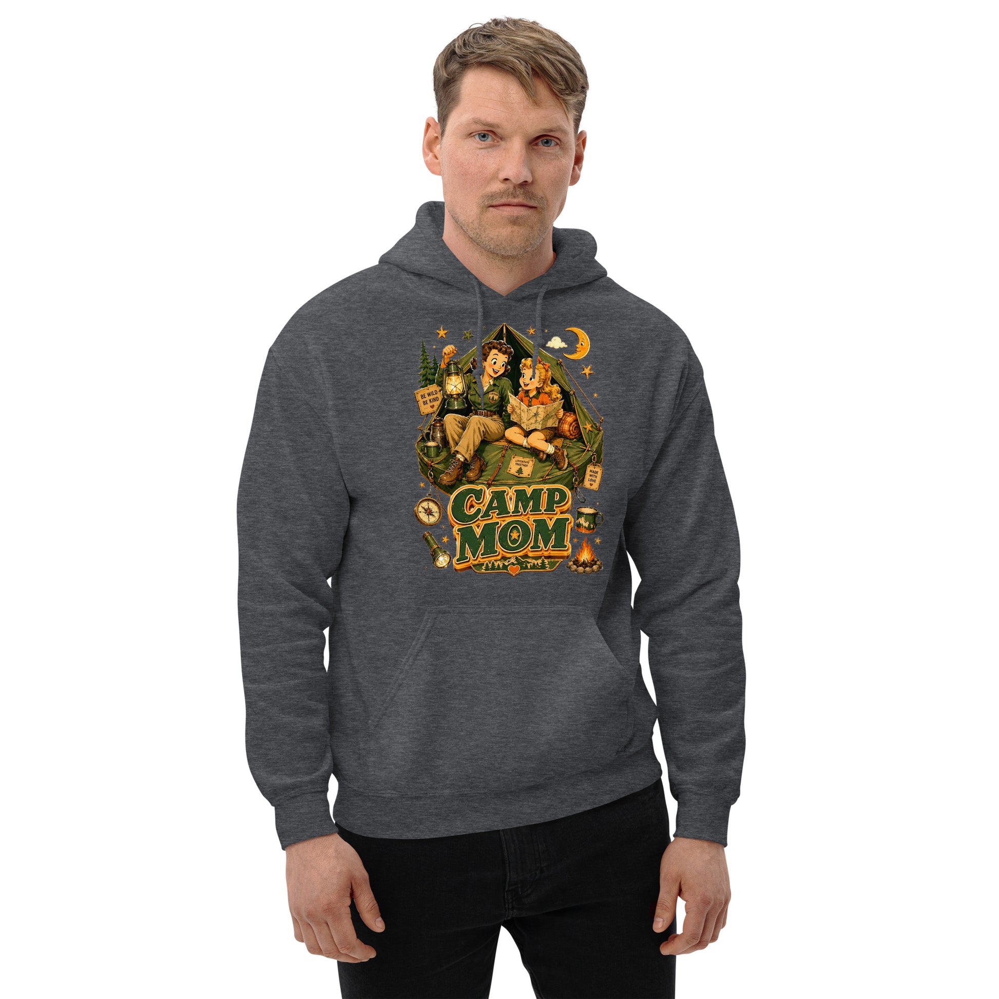 Unisex Hoodie - Elite Camp Mom - Premium Mother's Day by printfluence.net