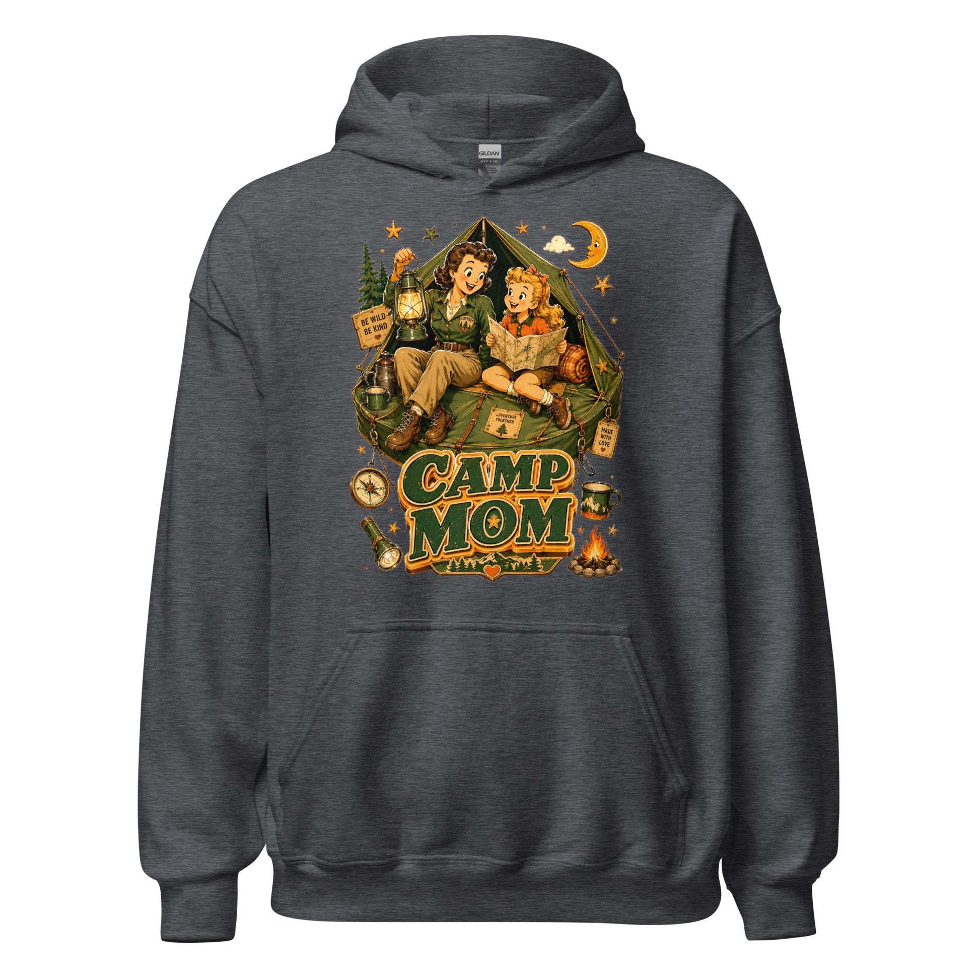 Unisex Hoodie - Elite Camp Mom - Premium Mother's Day by printfluence.net