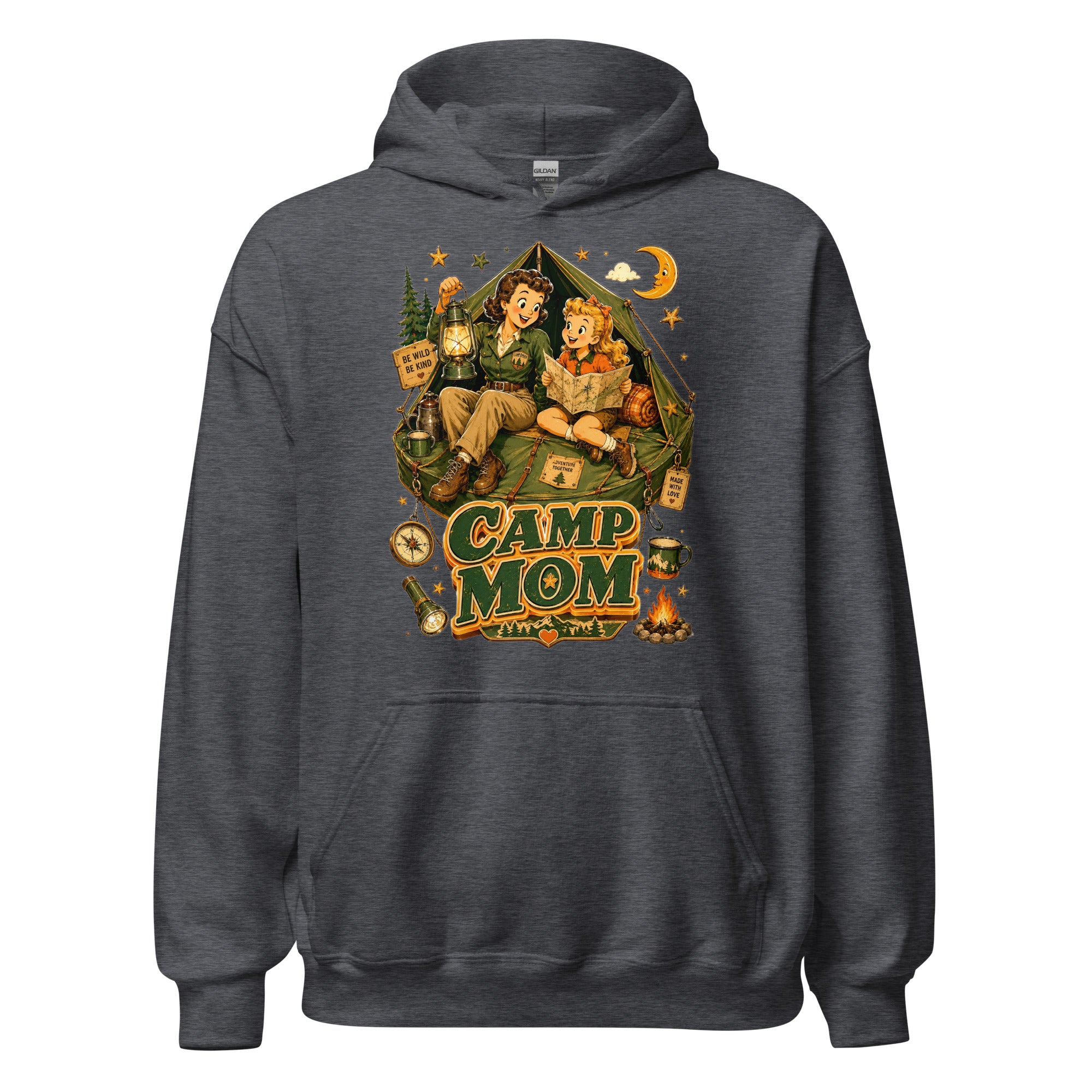 Unisex Hoodie - Elite Camp Mom - Premium Mother's Day by printfluence.net