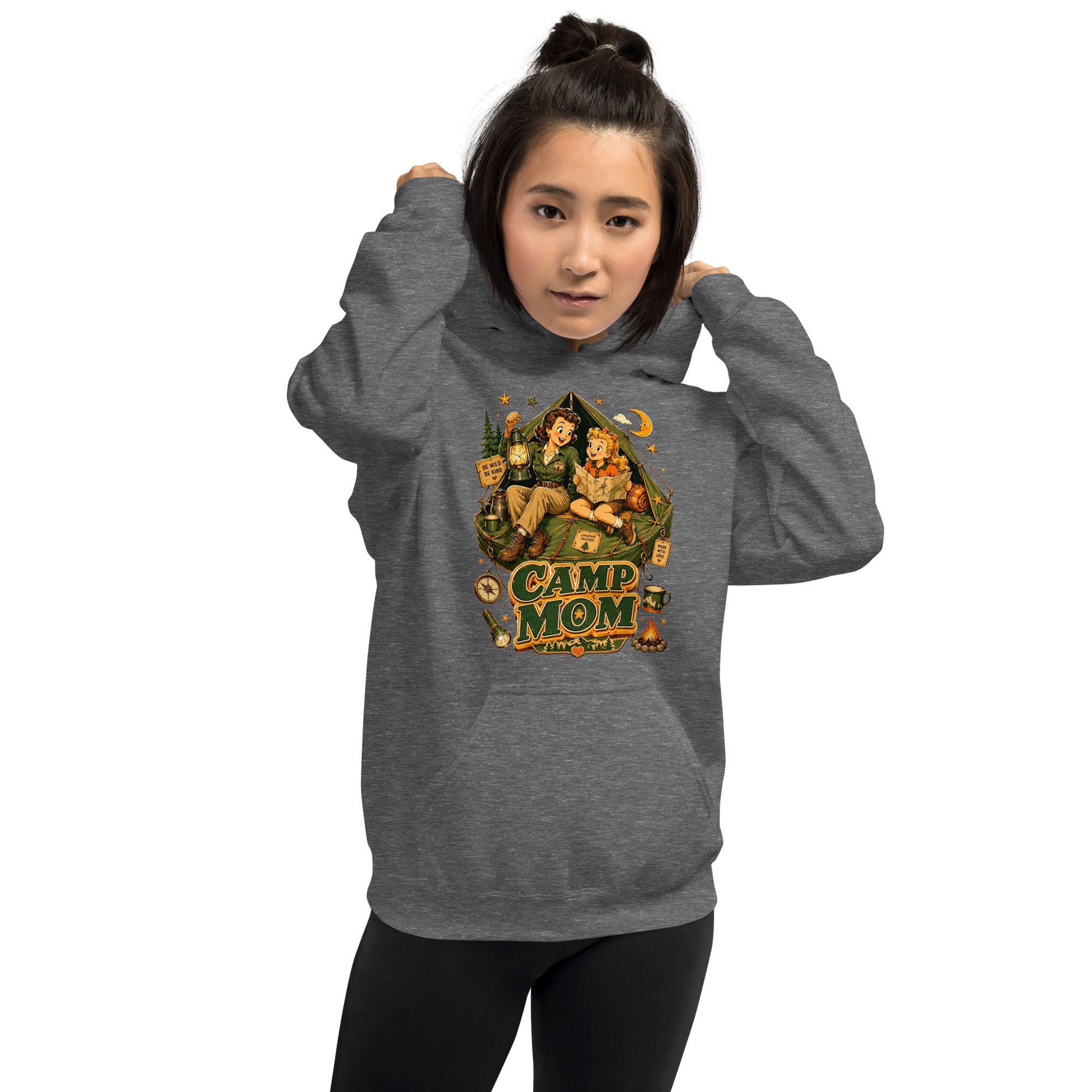 Unisex Hoodie - Elite Camp Mom - Premium Mother's Day by printfluence.net