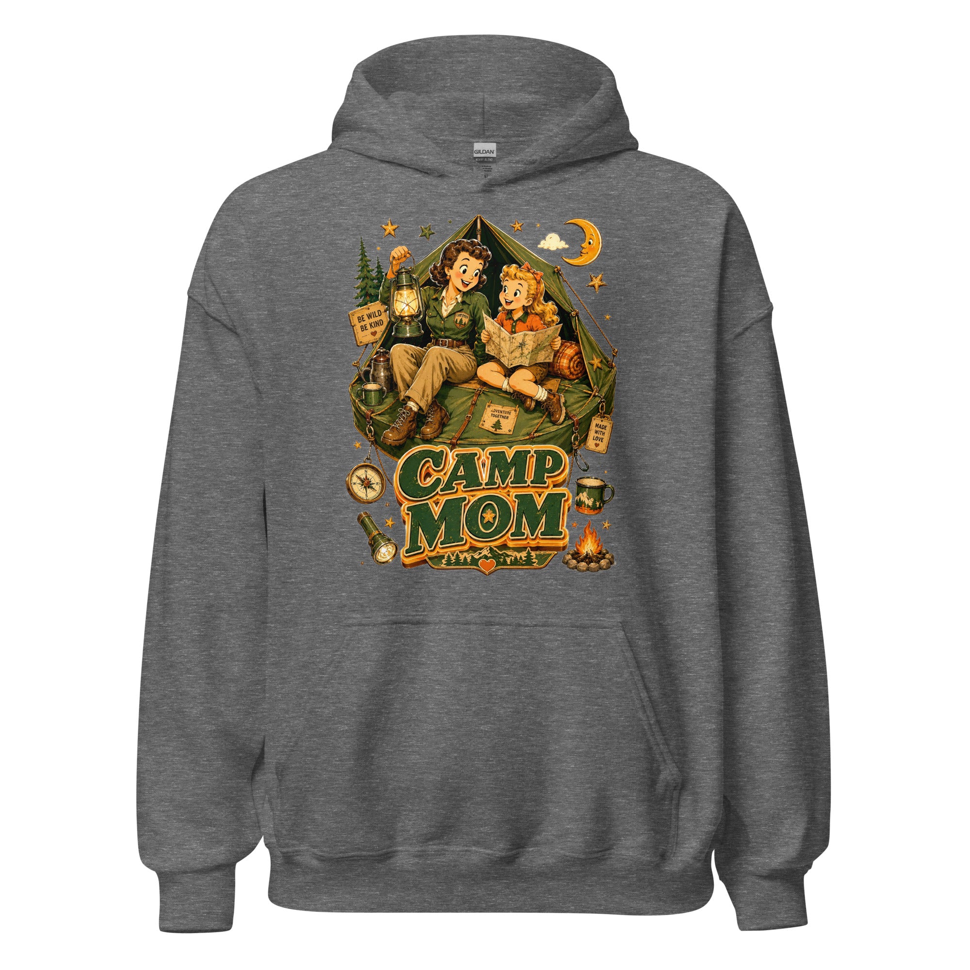 Unisex Hoodie - Elite Camp Mom - Premium Mother's Day by printfluence.net