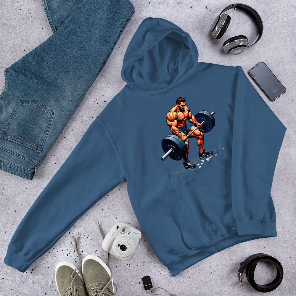 Unisex Hoodie - Elite Muscle Beast Hoodie – Power for Top Achievers by printfluence.net