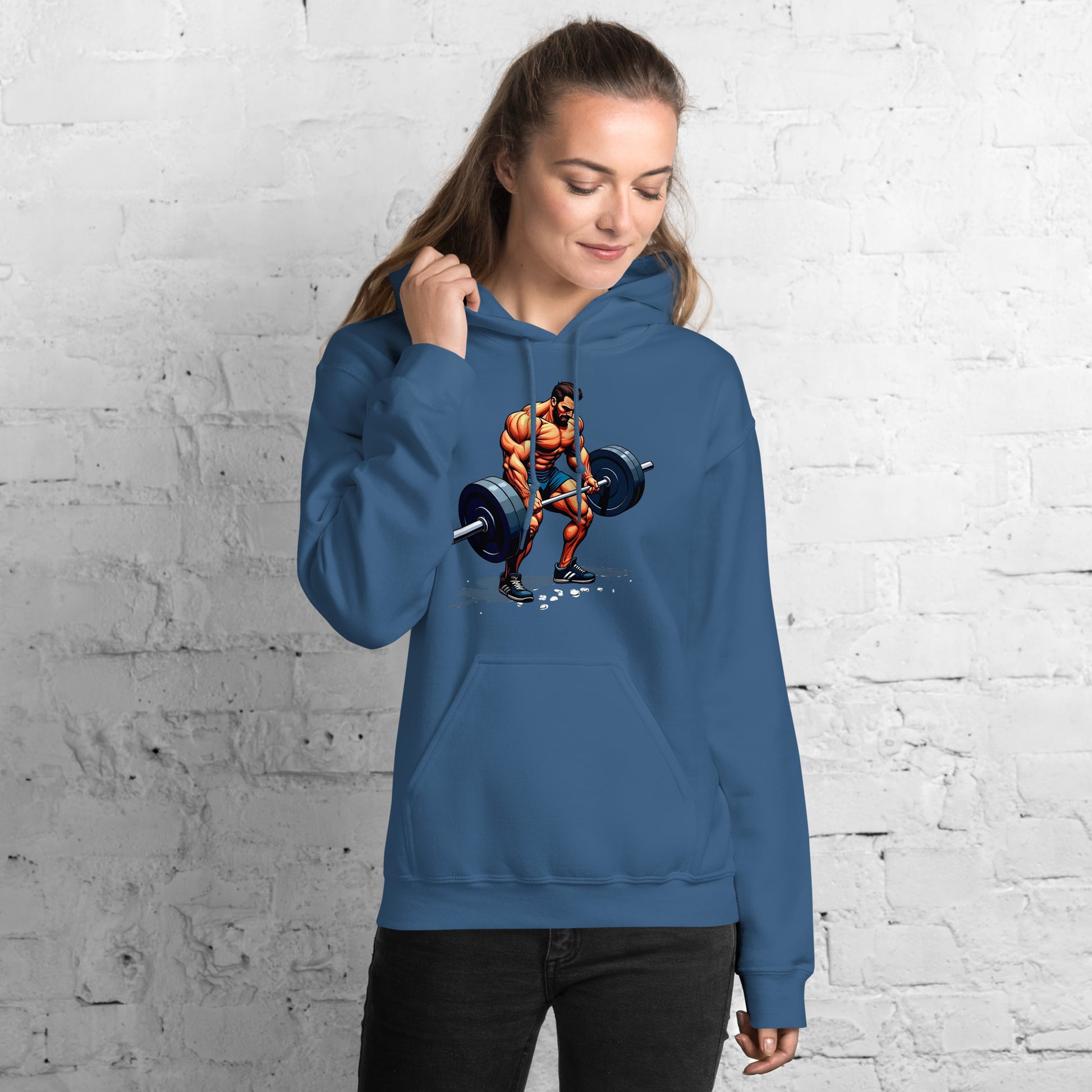 Unisex Hoodie - Elite Muscle Beast Hoodie – Power for Top Achievers by printfluence.net