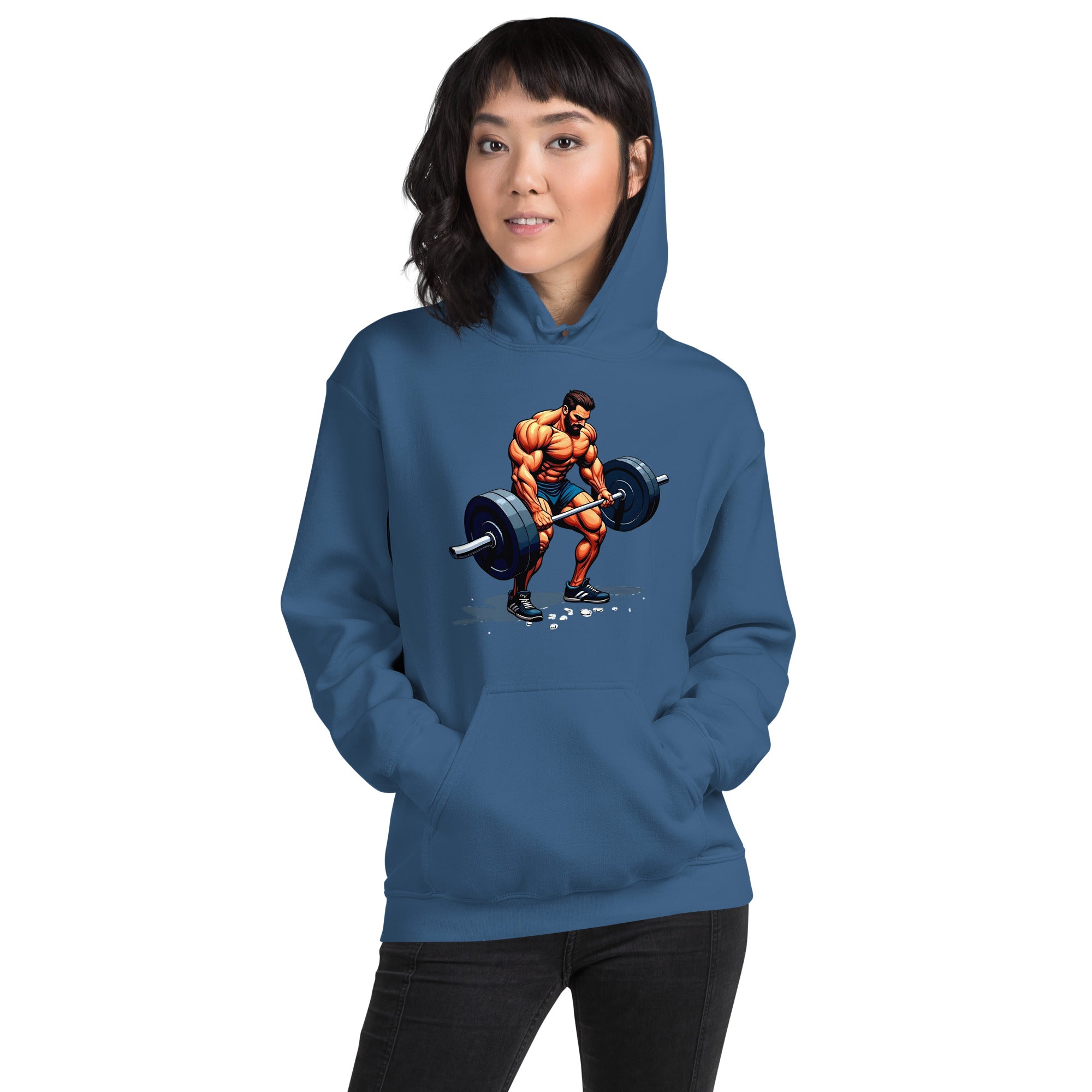 Unisex Hoodie - Elite Muscle Beast Hoodie – Power for Top Achievers by printfluence.net