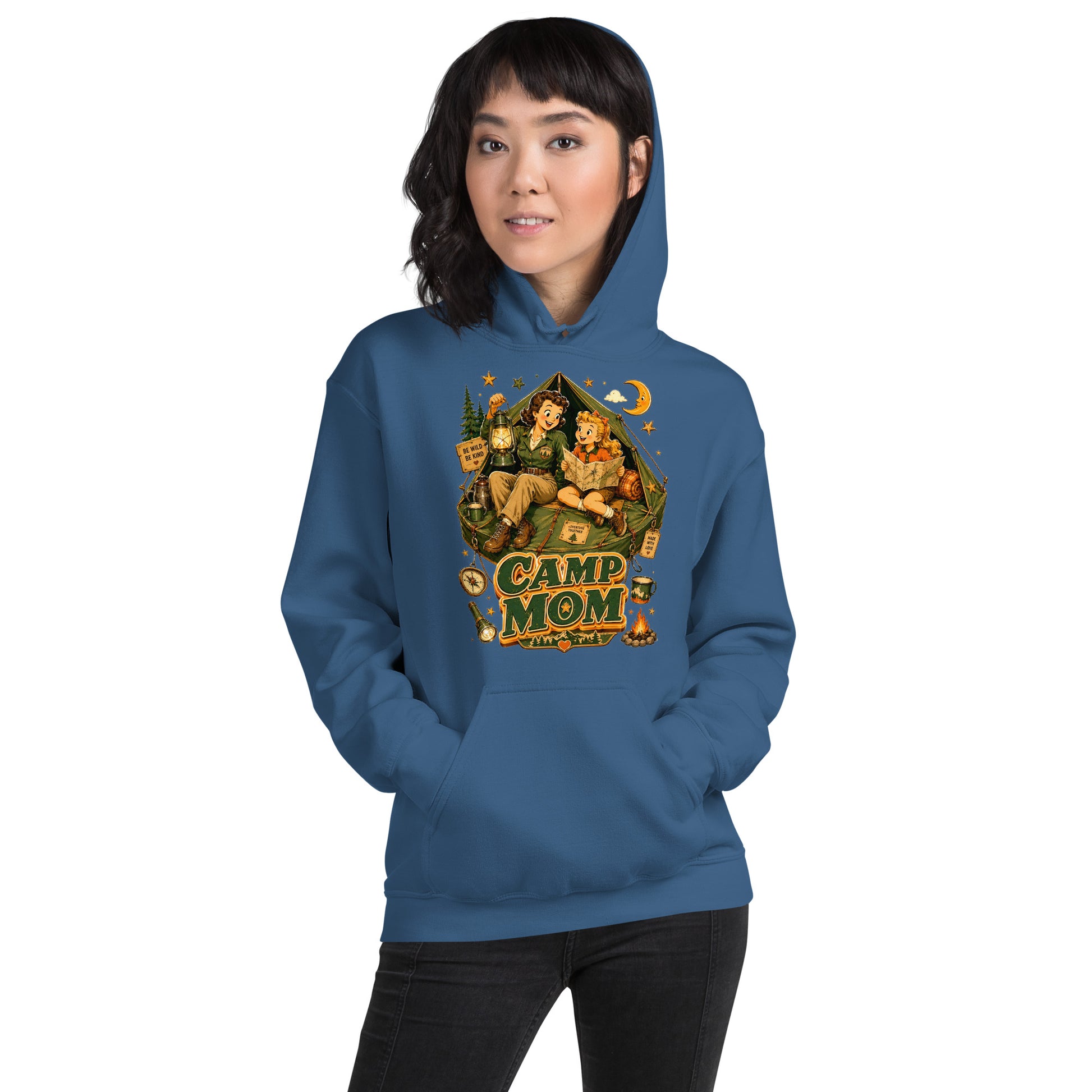Unisex Hoodie - Elite Camp Mom - Premium Mother's Day by printfluence.net