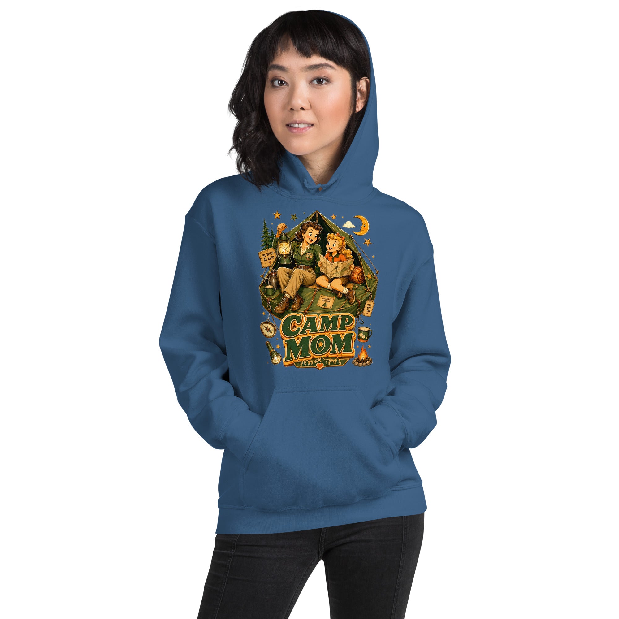 Unisex Hoodie - Elite Camp Mom - Premium Mother's Day by printfluence.net