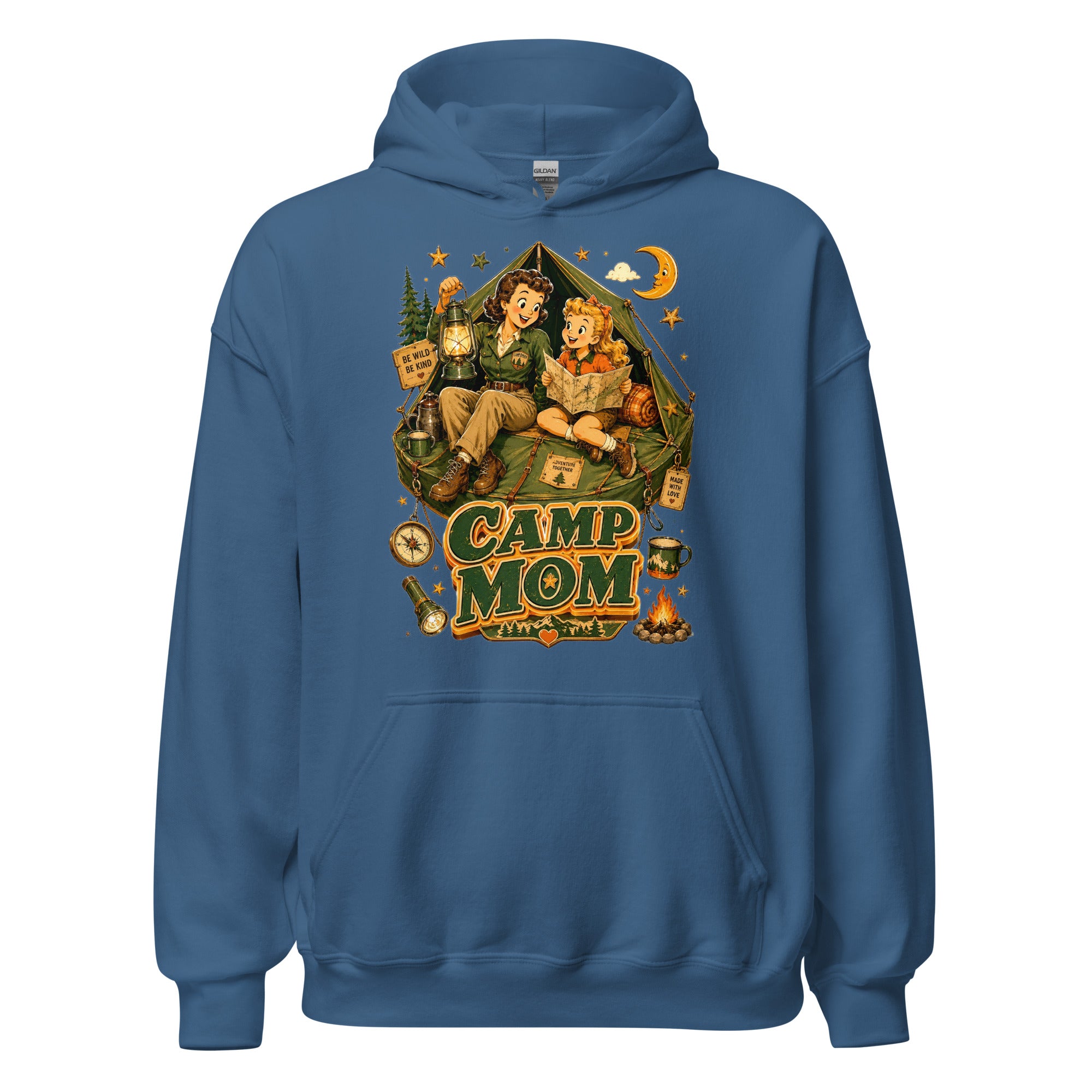 Unisex Hoodie - Elite Camp Mom - Premium Mother's Day by printfluence.net