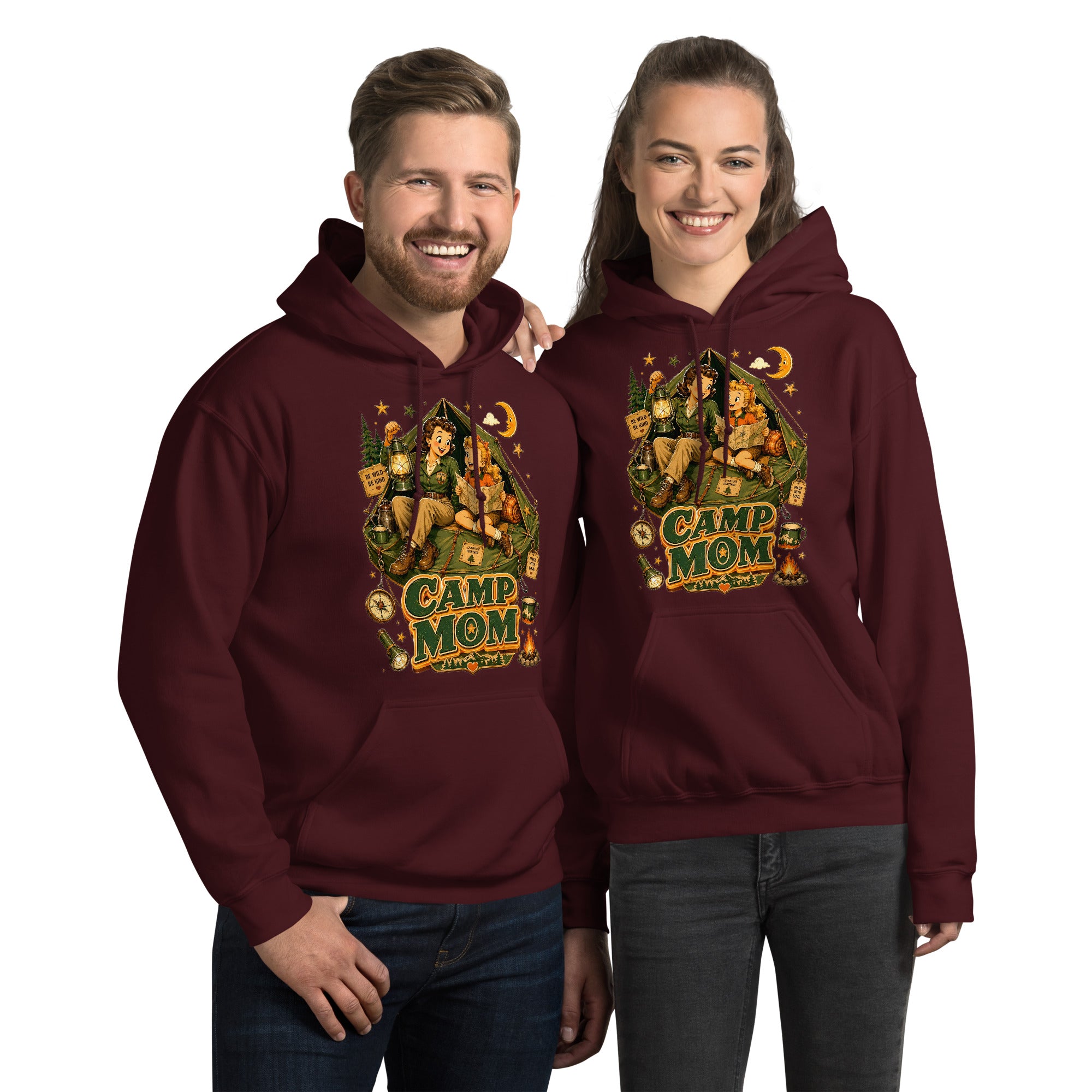 Unisex Hoodie - Elite Camp Mom - Premium Mother's Day by printfluence.net