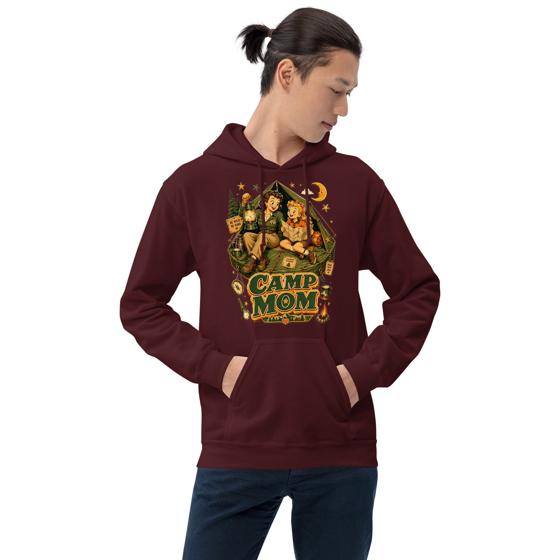 Unisex Hoodie - Elite Camp Mom - Premium Mother's Day by printfluence.net