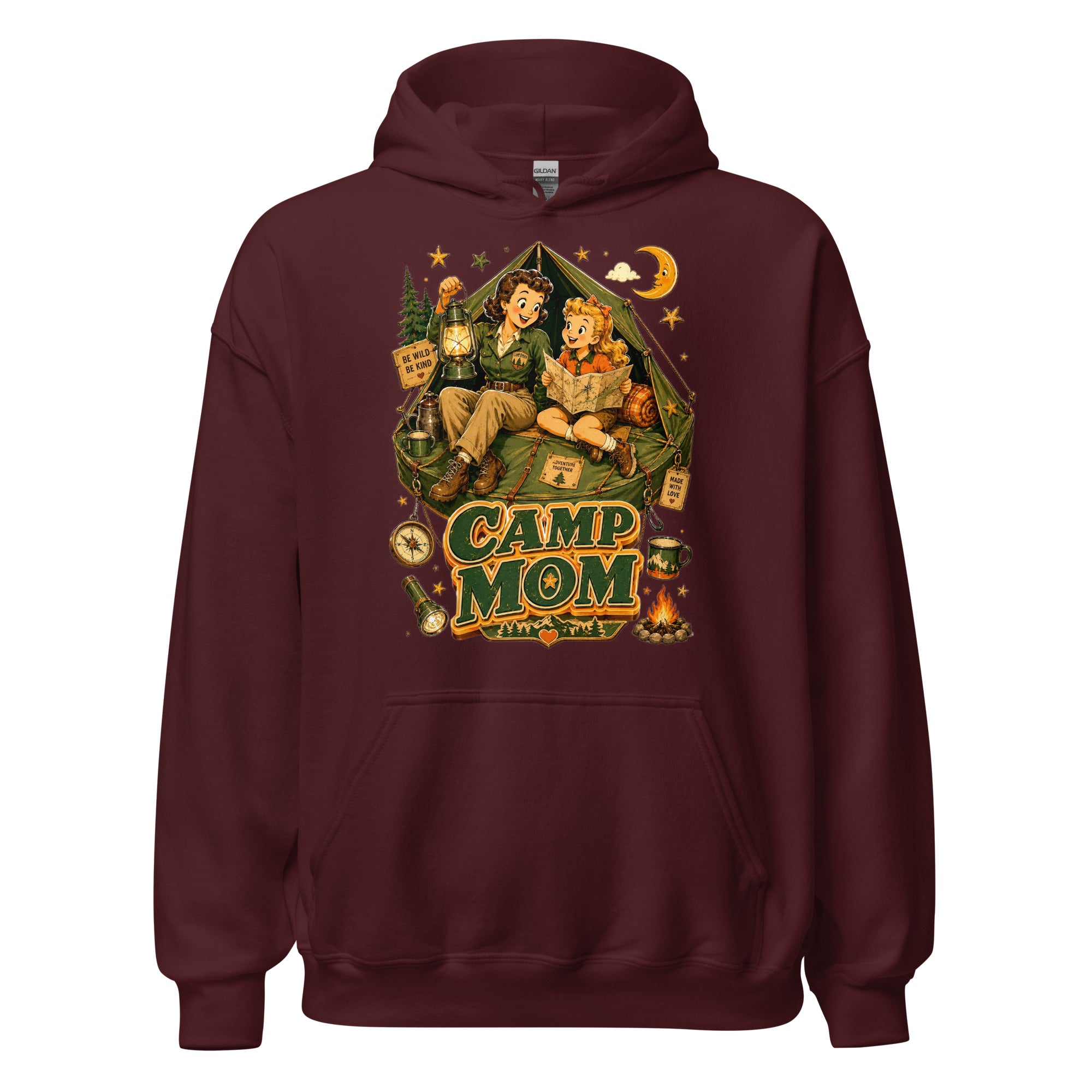 Unisex Hoodie - Elite Camp Mom - Premium Mother's Day by printfluence.net