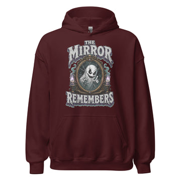 The Mirror Remembers Hoodie - Gothic Horror & Mystery Pullover by printfluence.net