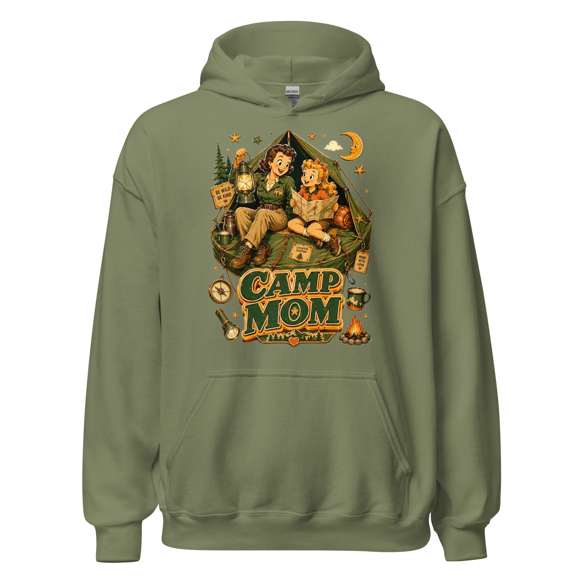 Unisex Hoodie - Elite Camp Mom - Premium Mother's Day by printfluence.net