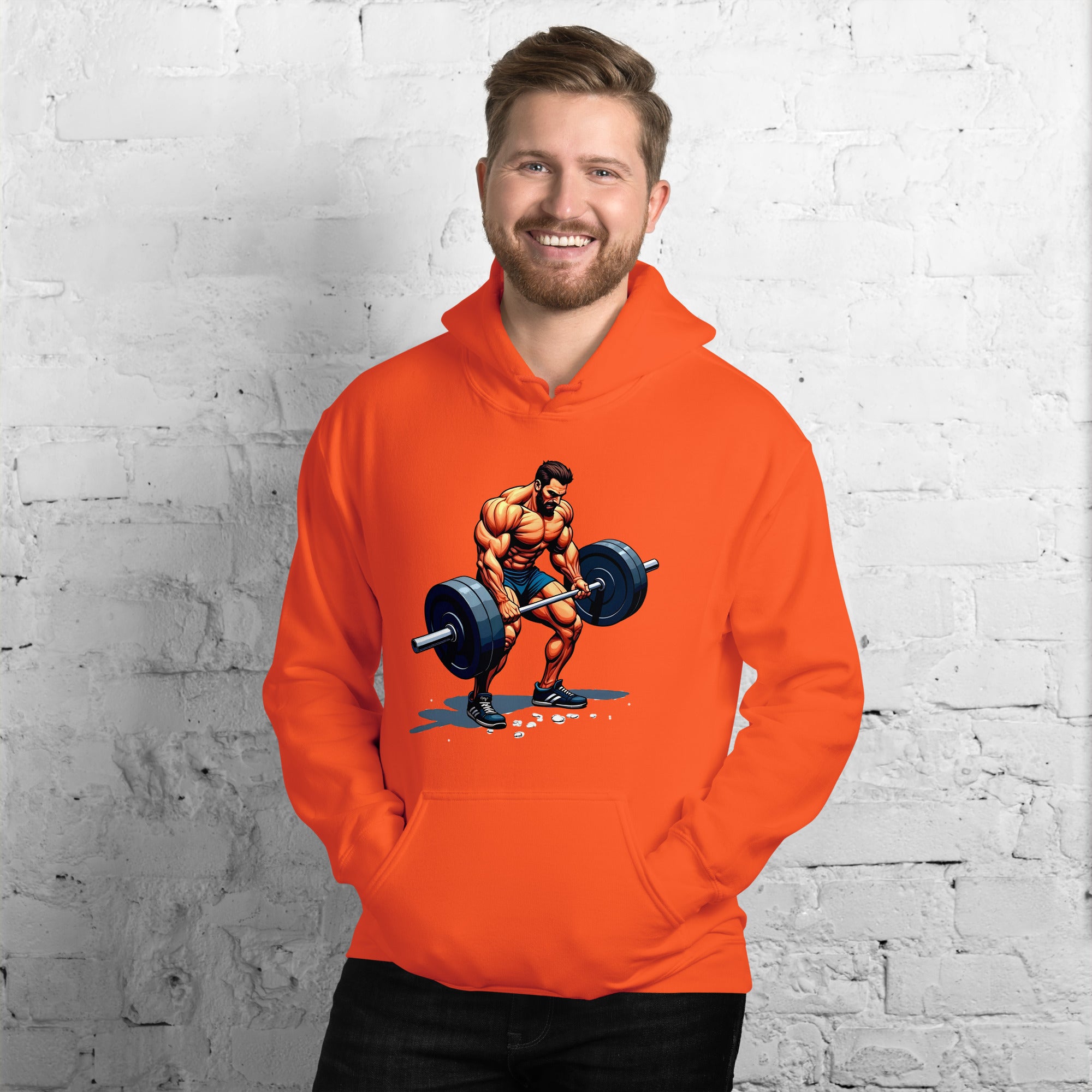 Unisex Hoodie - Elite Muscle Beast Hoodie – Power for Top Achievers by printfluence.net