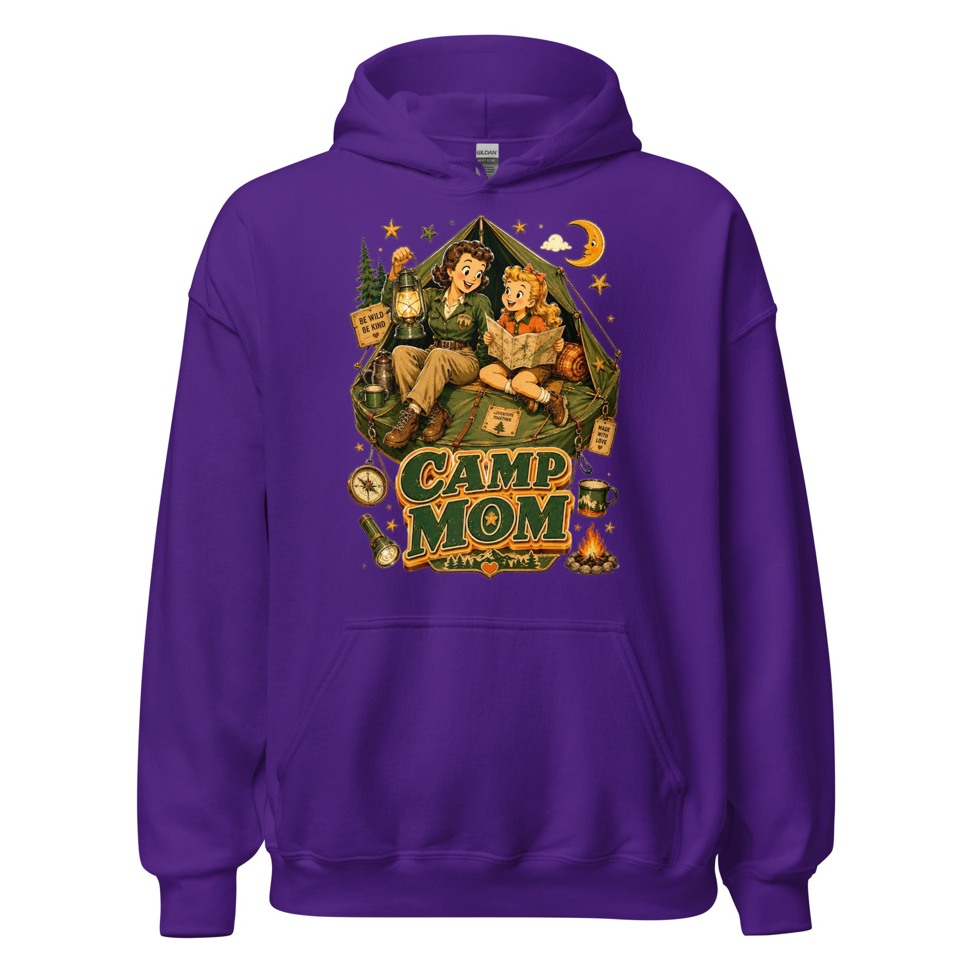 Unisex Hoodie - Elite Camp Mom - Premium Mother's Day by printfluence.net