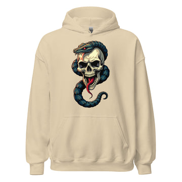 Unisex Hoodie - Elite Serpent Skull Hoodie – Power for Elite Achievers by printfluence.net