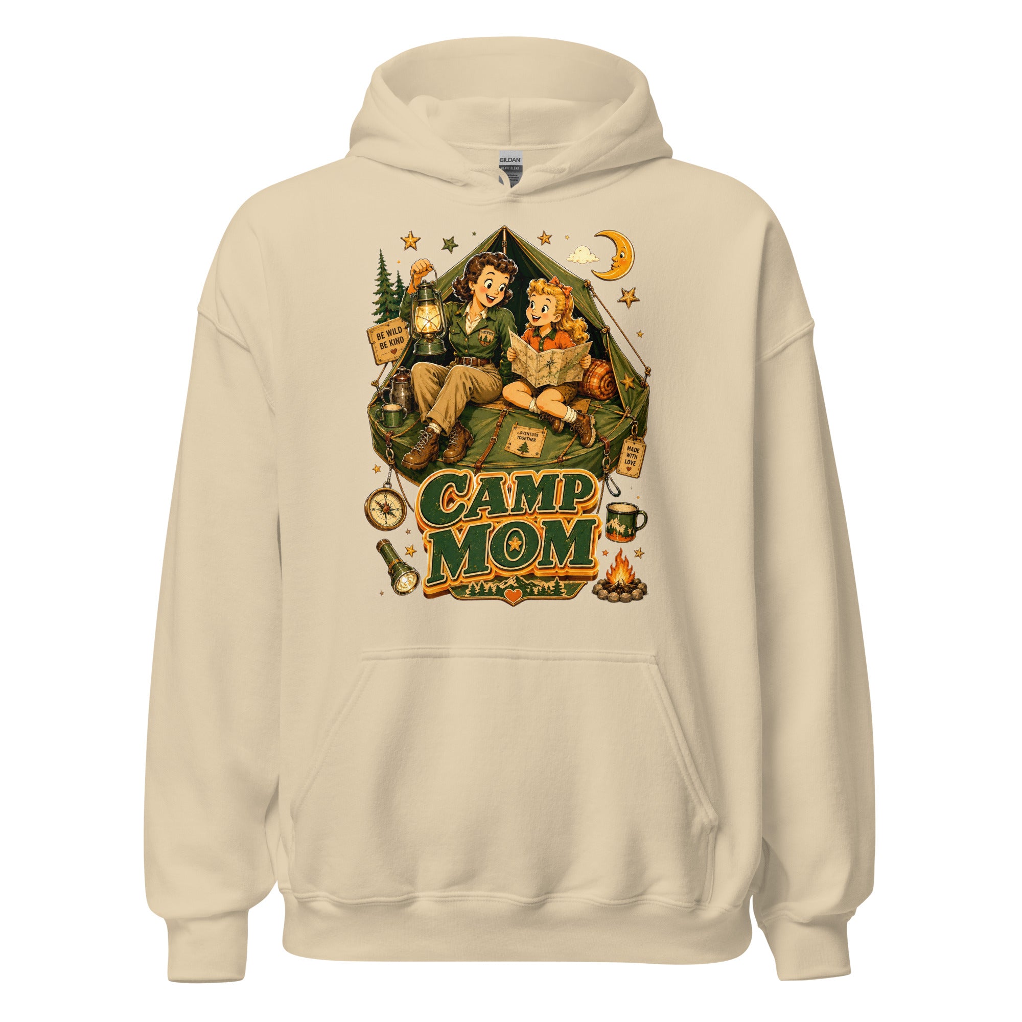 Unisex Hoodie - Elite Camp Mom - Premium Mother's Day by printfluence.net