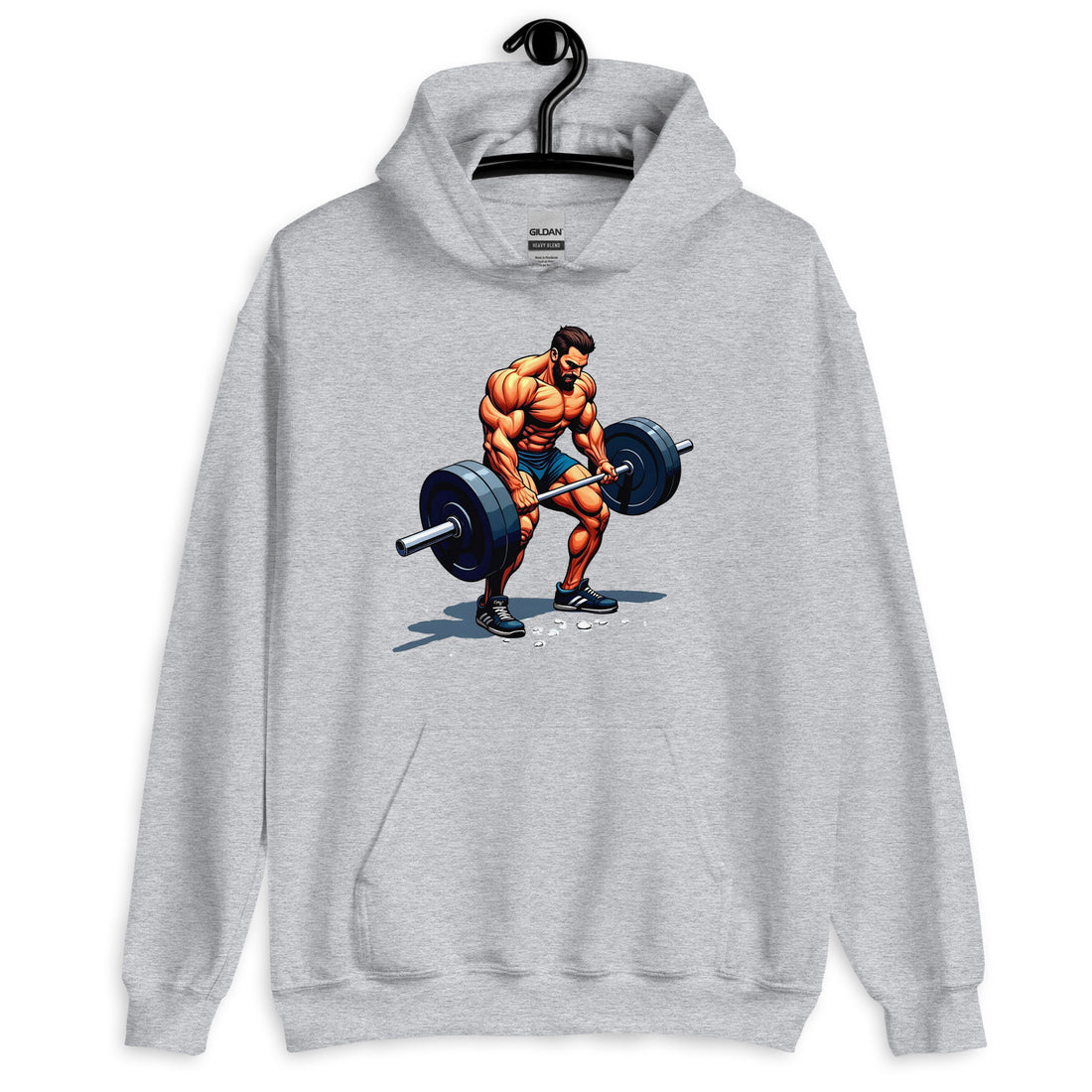 Unisex Hoodie - Elite Muscle Beast Hoodie – Power for Top Achievers by printfluence.net