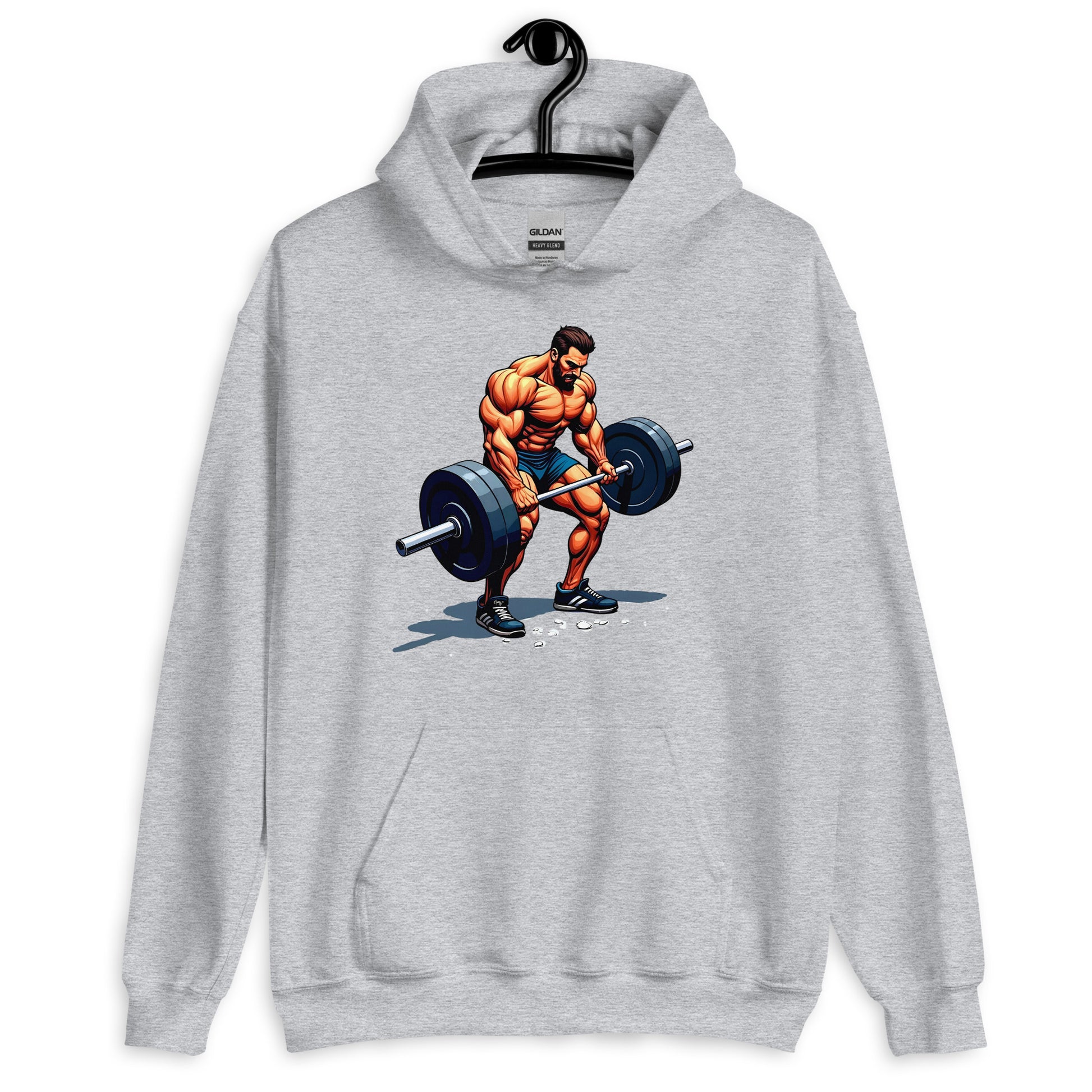 Unisex Hoodie - Elite Muscle Beast Hoodie – Power for Top Achievers by printfluence.net