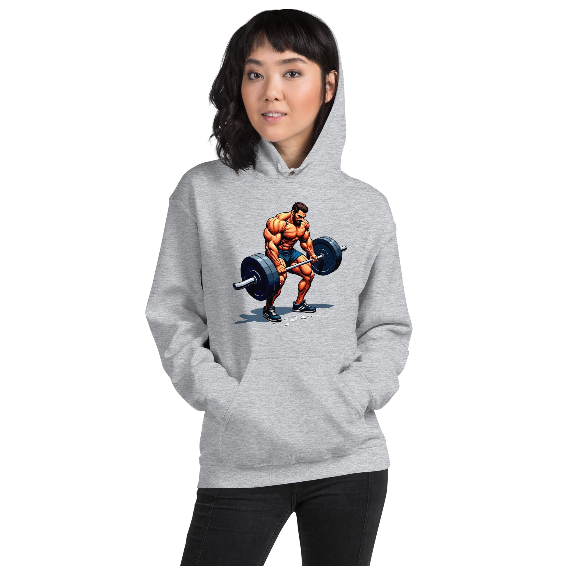 Unisex Hoodie - Elite Muscle Beast Hoodie – Power for Top Achievers by printfluence.net